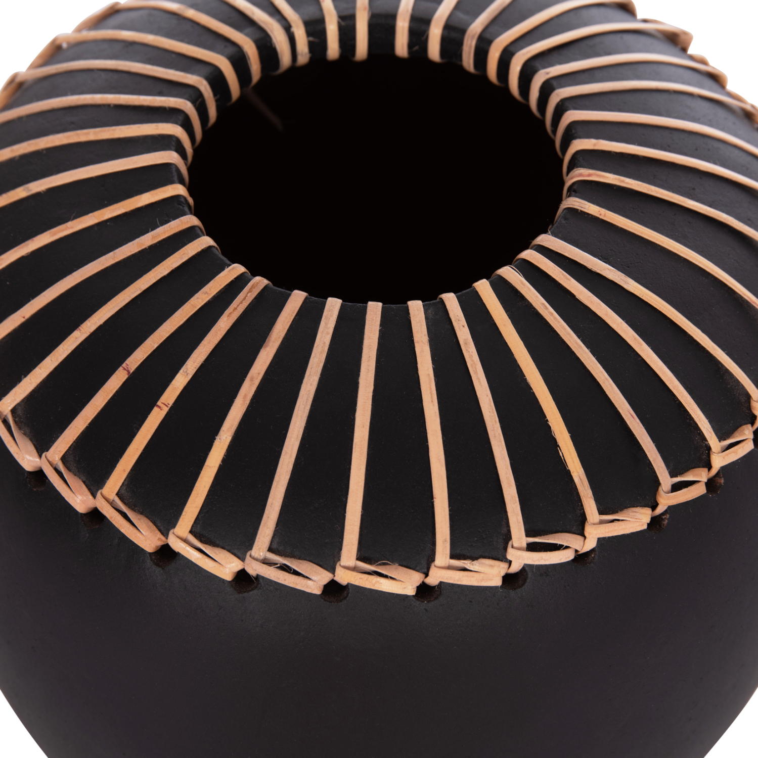 ΕΠΙΤΡΑΠΕΖΙΟ ΔΙΑΚΟΣΜΗΤΙΚΟ ΒΑΖΟ LENNOX HM4675.01L TΕΡΑΚΟΤΑ ΣΕ ΜΑΥΡΟ--Φ22x20Υεκ. 10