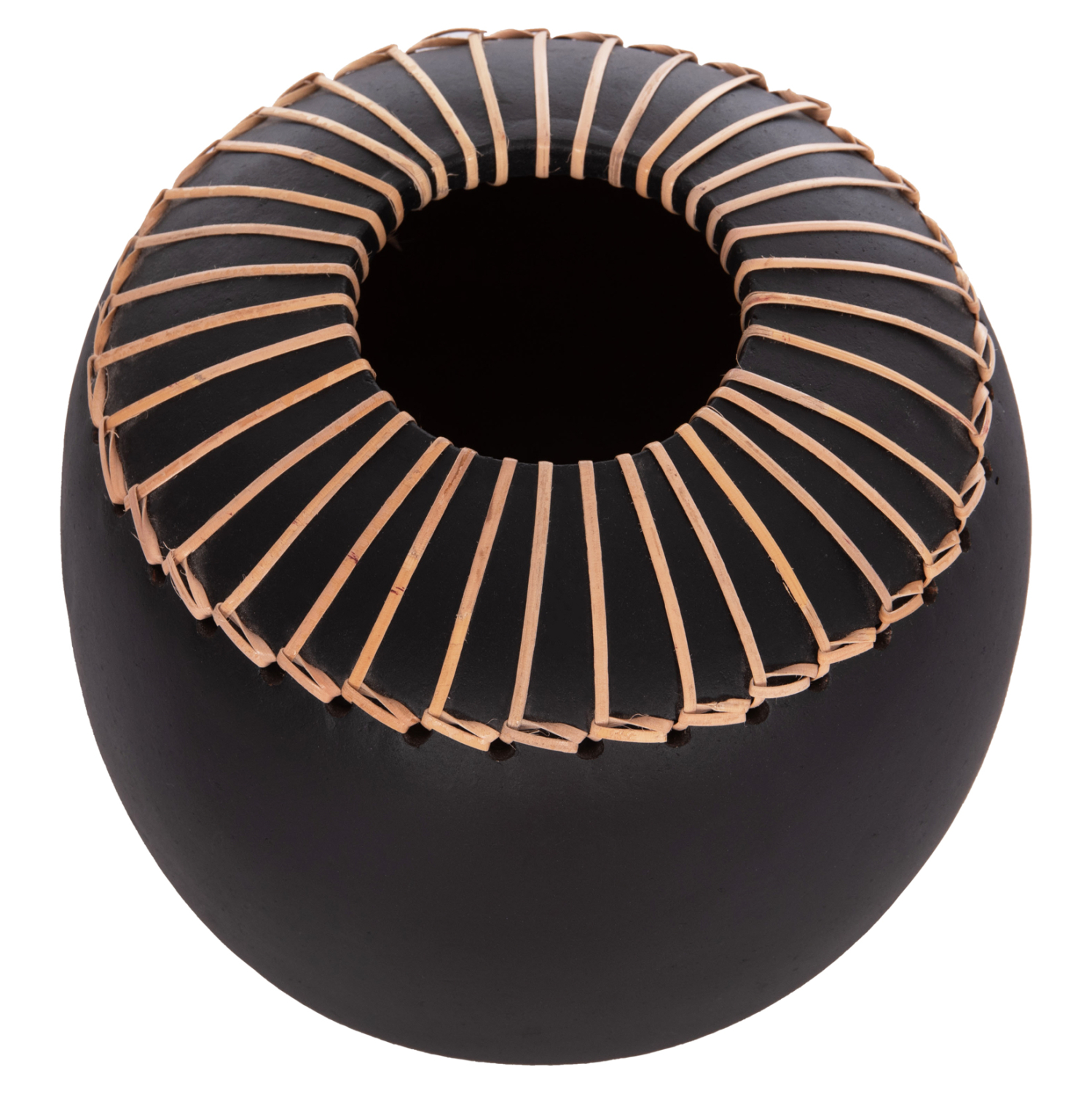 ΕΠΙΤΡΑΠΕΖΙΟ ΔΙΑΚΟΣΜΗΤΙΚΟ ΒΑΖΟ LENNOX HM4675.01L TΕΡΑΚΟΤΑ ΣΕ ΜΑΥΡΟ--Φ22x20Υεκ. 5
