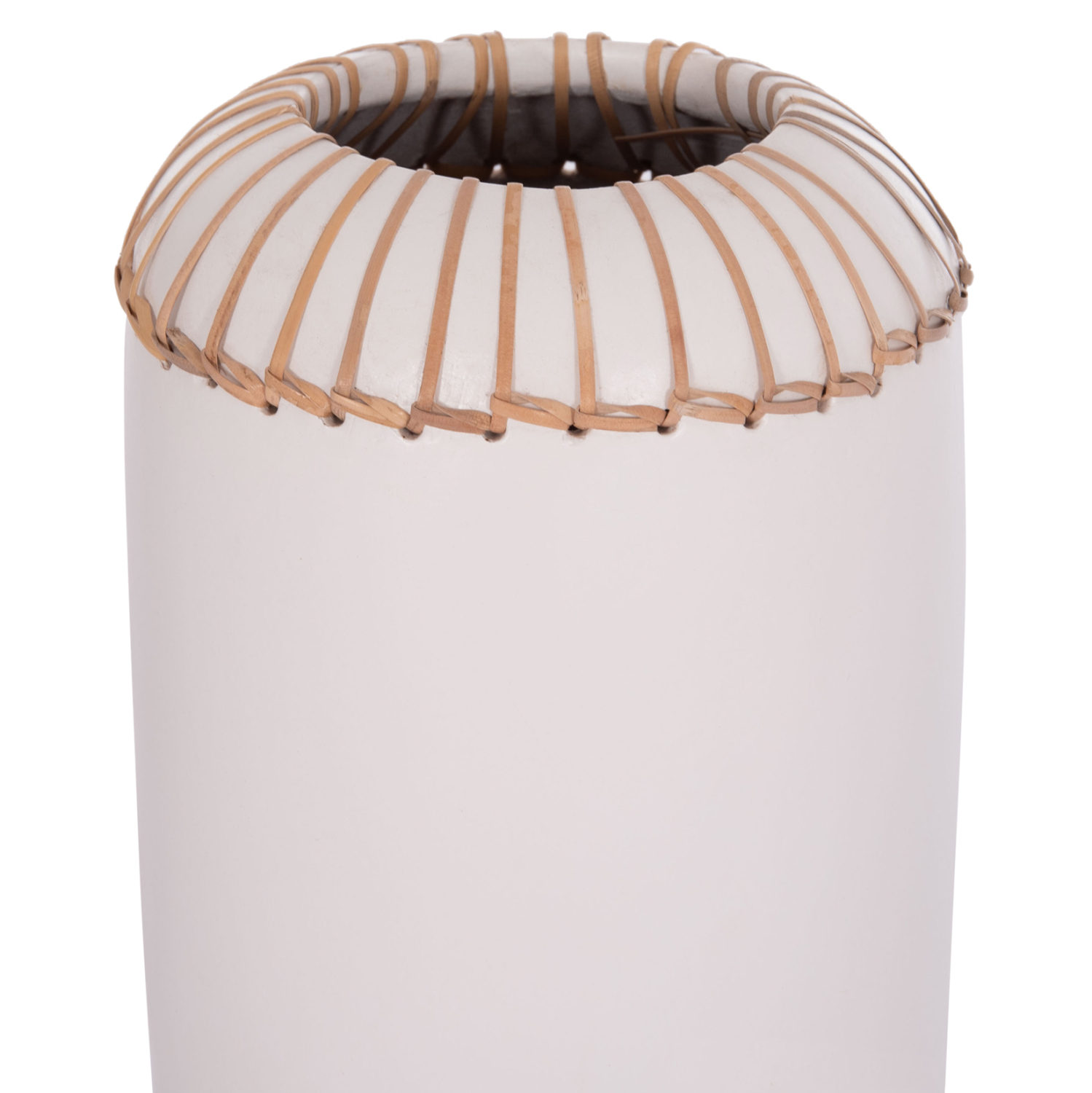 ΕΠΙΤΡΑΠΕΖΙΟ ΔΙΑΚΟΣΜΗΤΙΚΟ ΒΑΖΟ LENNOX HM4675.02S TΕΡΑΚΟΤΑ ΣΕ ΛΕΥΚΟ--Φ18x33Υεκ. 4