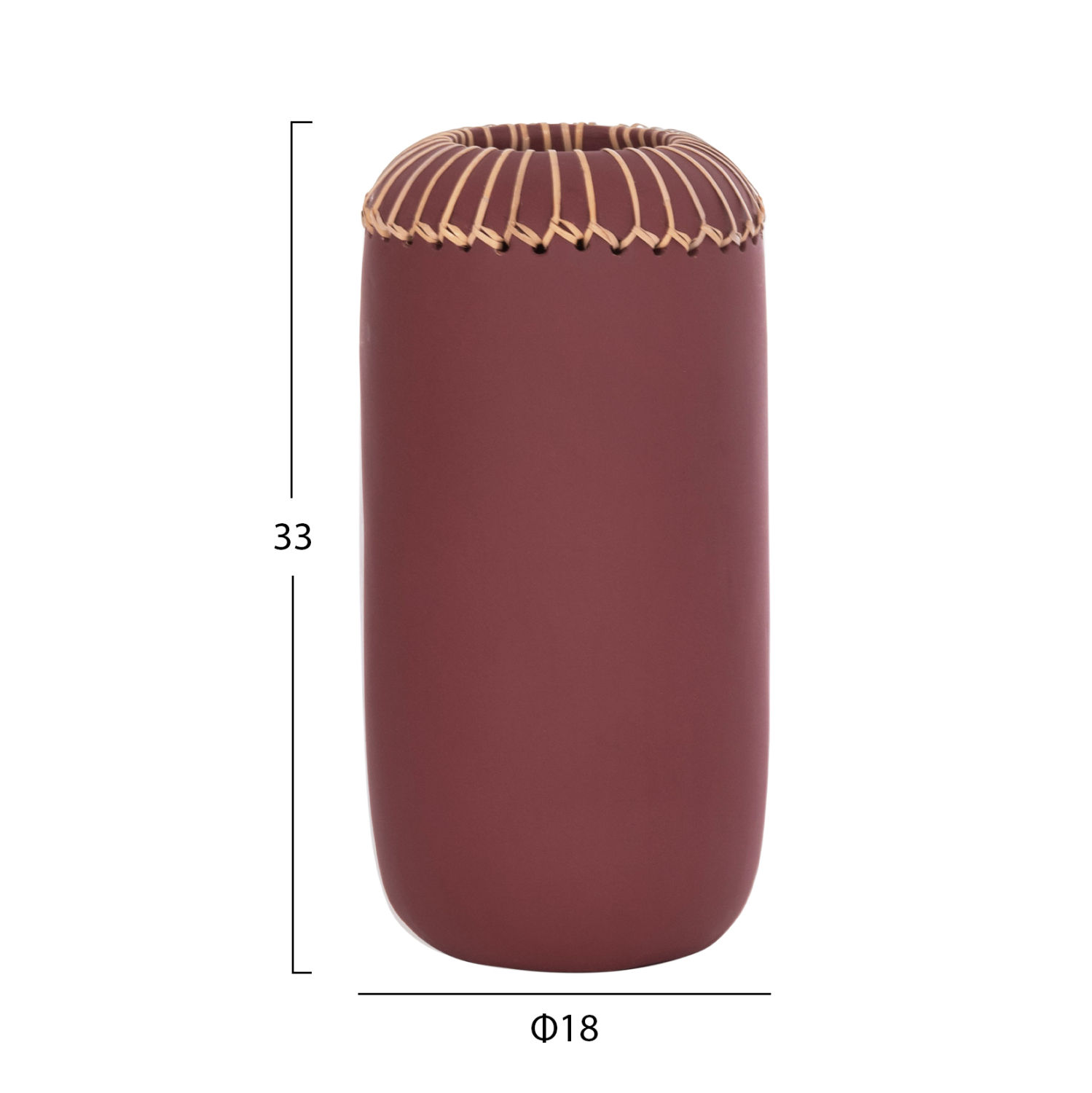 ΕΠΙΤΡΑΠΕΖΙΟ ΔΙΑΚΟΣΜΗΤΙΚΟ ΒΑΖΟ LENNOX HM4675.06S TΕΡΑΚΟΤΑ ΣΕ ΒΥΣΣΙΝΙ--Φ18x33Υεκ. 2