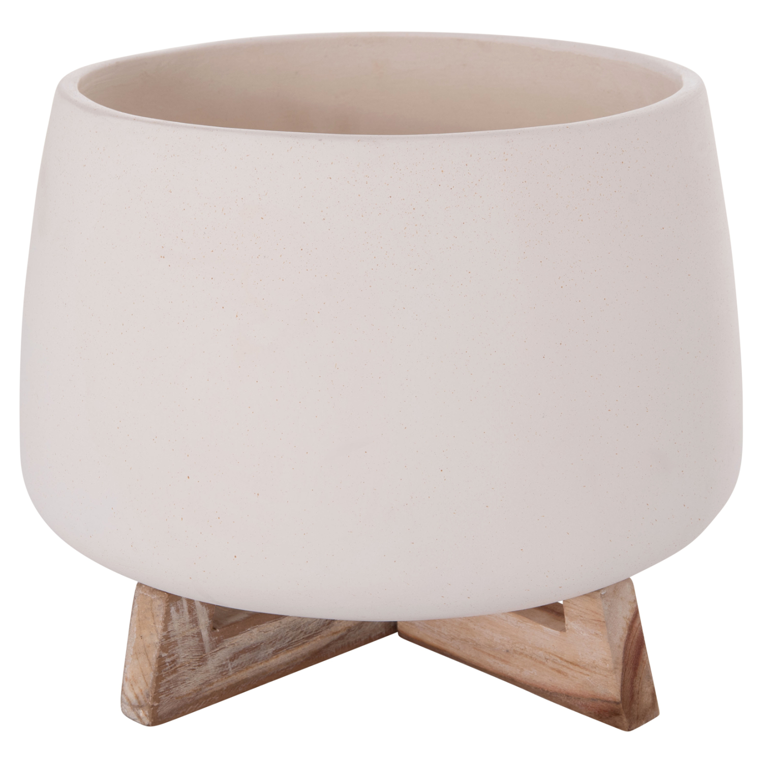 ΓΛΑΣΤΡΑ ΕΣ.ΧΩΡΟΥ FRELLO HM4674.02L ΛΕΥΚΟ FIBER CEMENT--TEAK ΒΑΣΗ 29x29x23,5Υεκ. 1