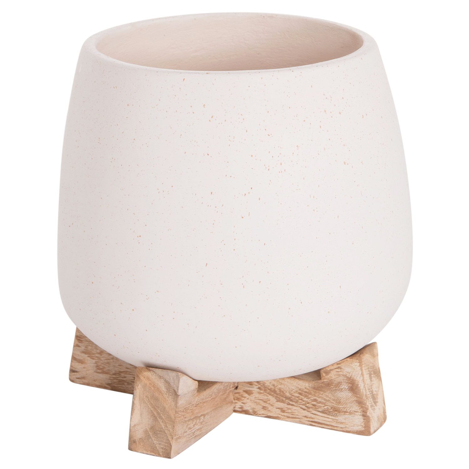ΓΛΑΣΤΡΑ ΕΣ.ΧΩΡΟΥ FRELLO HM4674.02S ΛΕΥΚΟ FIBER CEMENT--TEAK ΒΑΣΗ 14,5x14,5x16Υεκ. 1