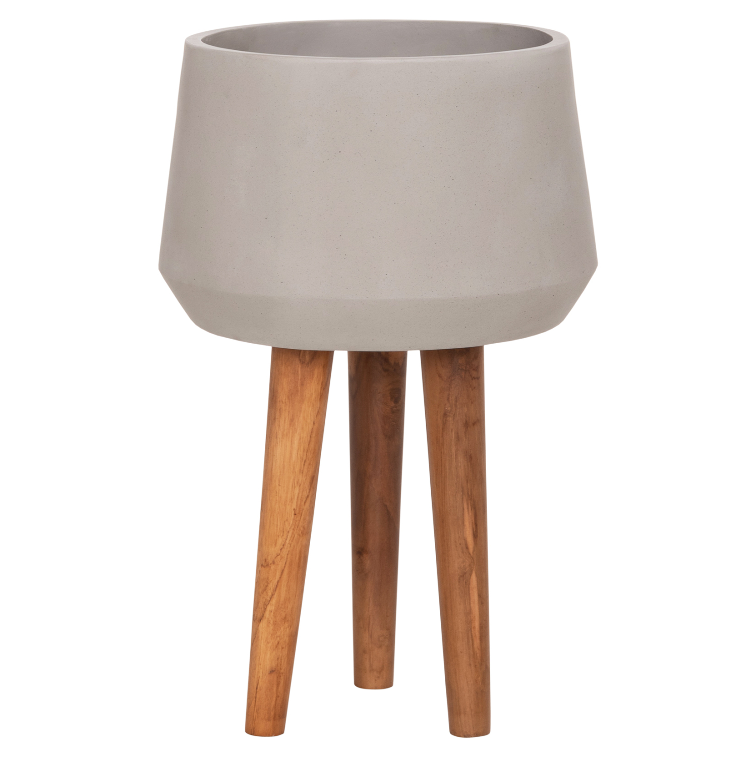 ΓΛΑΣΤΡΑ ΕΣΩΤ.ΧΩΡΟΥ QUAN HM4680.03L FIBER CEMENT ΓΚΡΙ--ΒΑΣΗ TEAK Φ38x62Υεκ 3