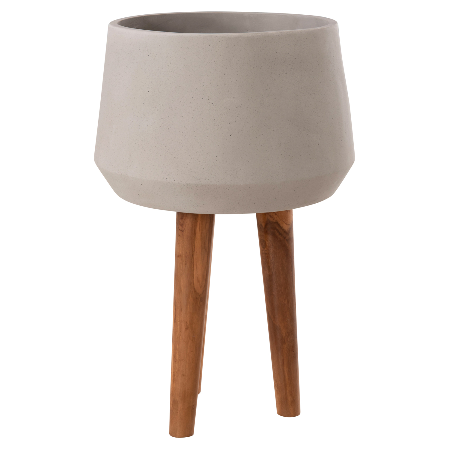 ΓΛΑΣΤΡΑ ΕΣΩΤ.ΧΩΡΟΥ QUAN HM4680.03L FIBER CEMENT ΓΚΡΙ--ΒΑΣΗ TEAK Φ38x62Υεκ 4