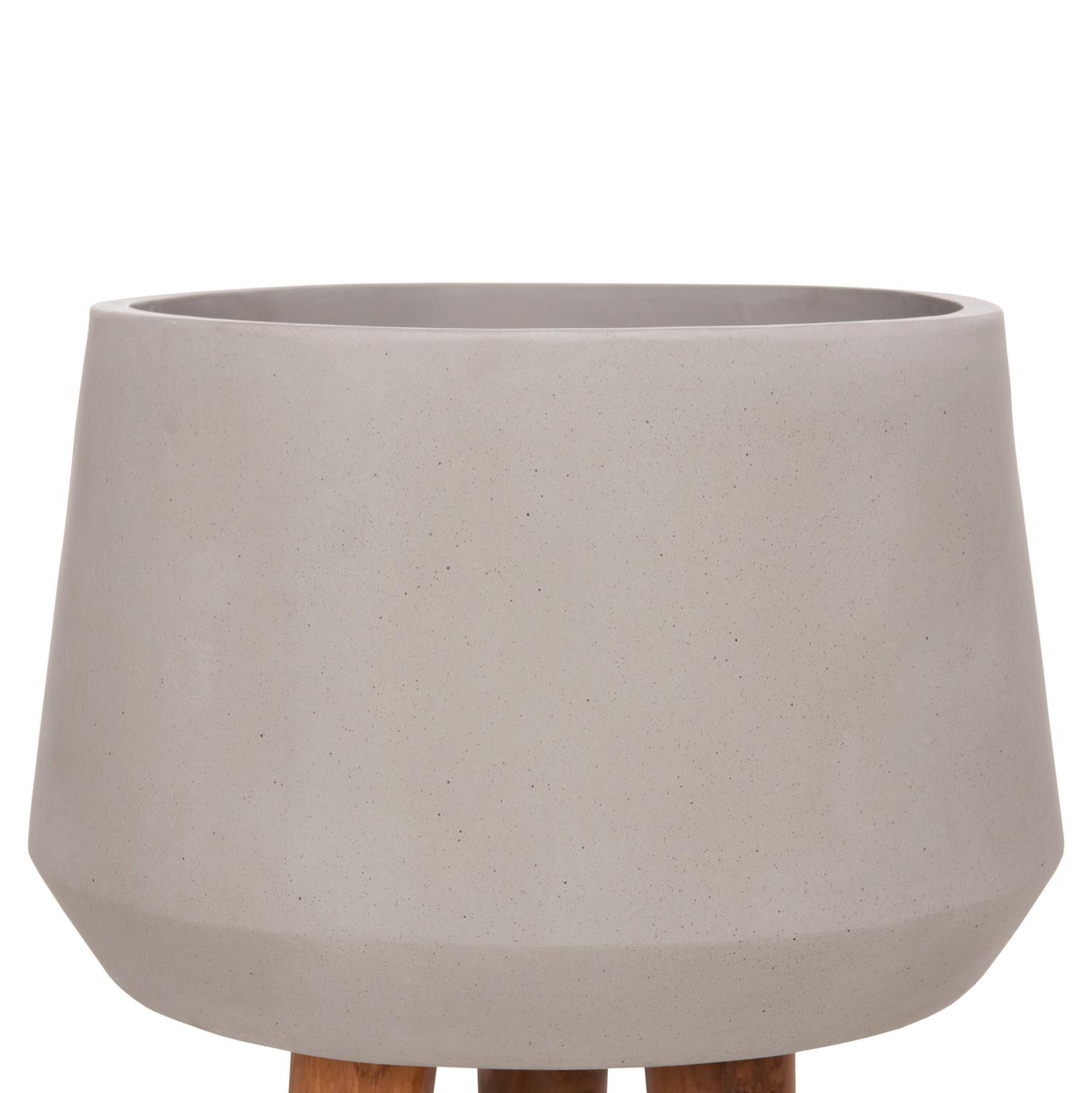 ΓΛΑΣΤΡΑ ΕΣΩΤ.ΧΩΡΟΥ QUAN HM4680.03L FIBER CEMENT ΓΚΡΙ--ΒΑΣΗ TEAK Φ38x62Υεκ 5