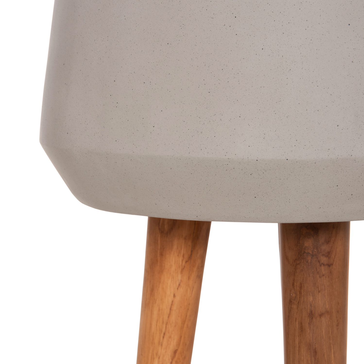 ΓΛΑΣΤΡΑ ΕΣΩΤ.ΧΩΡΟΥ QUAN HM4680.03L FIBER CEMENT ΓΚΡΙ--ΒΑΣΗ TEAK Φ38x62Υεκ 9