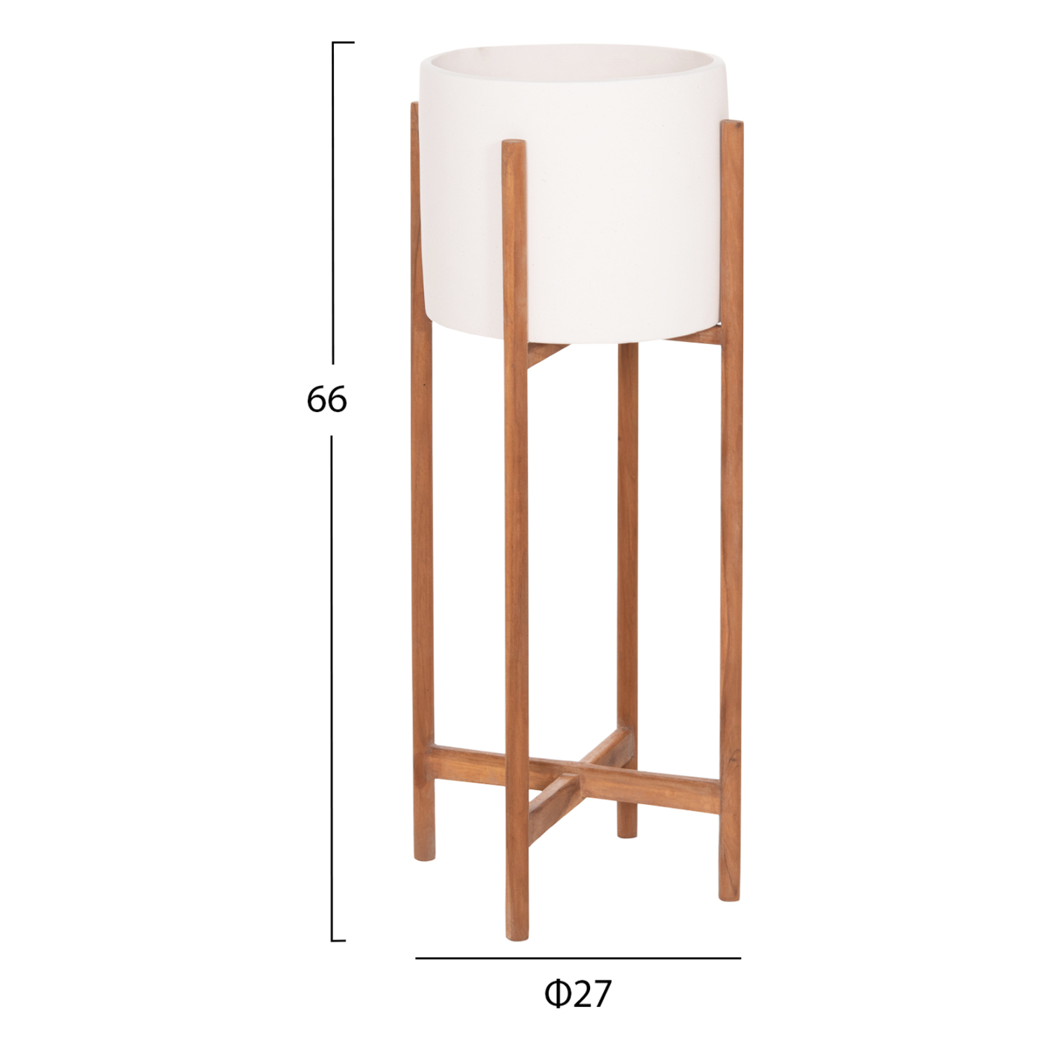 ΓΛΑΣΤΡΑ ΕΣΩΤ.ΧΩΡΟΥ RENTIL HM4684.02L FIBER CEMENT ΧΡΩΜΑ ΛΕΥΚΟ--ΒΑΣΗ TEAK Φ27x66Υεκ 2