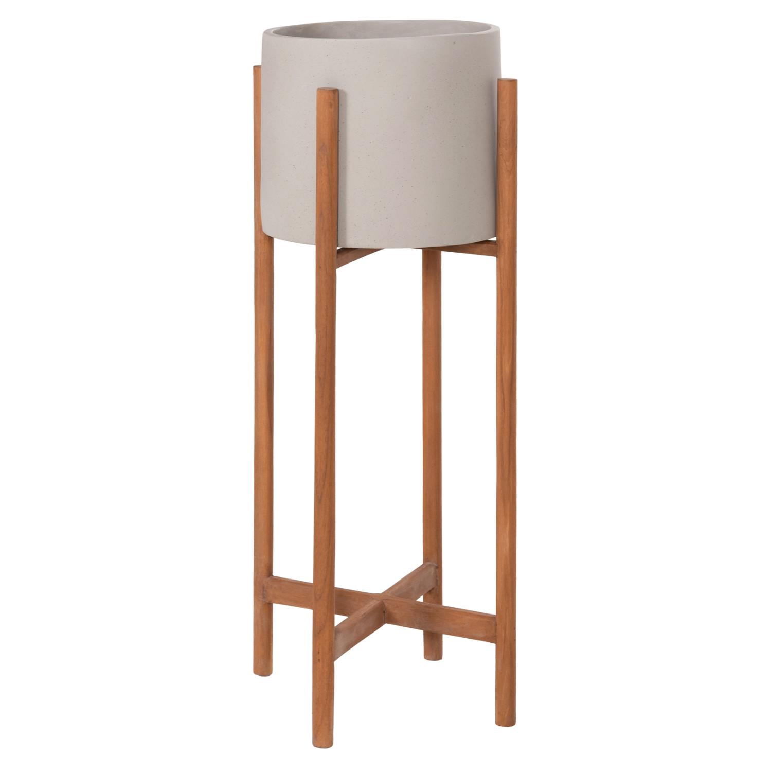 ΓΛΑΣΤΡΑ ΕΣΩΤ.ΧΩΡΟΥ RENTIL HM4684.03L FIBER CEMENT ΧΡΩΜΑ ΓΚΡΙ--ΒΑΣΗ TEAK Φ27x66Υ 1