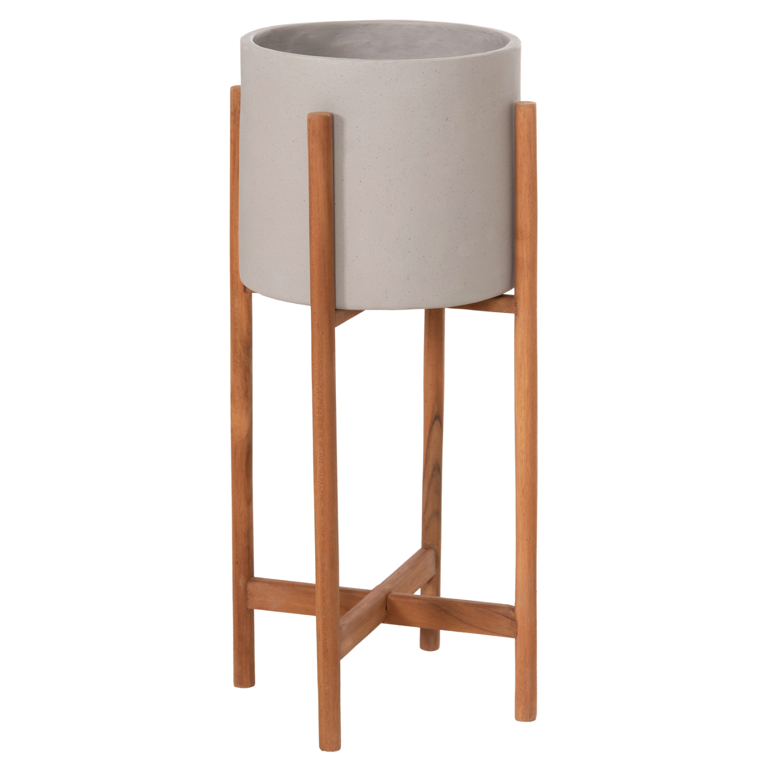 ΓΛΑΣΤΡΑ ΕΣΩΤ.ΧΩΡΟΥ RENTIL HM4684.03S FIBER CEMENT ΧΡΩΜΑ ΓΚΡΙ--ΒΑΣΗ TEAK Φ27x56Υ 1
