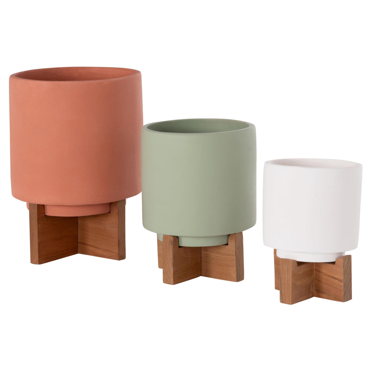 ΣΕΤ 3 ΓΛΑΣΤΡΕΣ ΜΕ TEAK ΒΑΣΕΙΣ TANTI HM4685 FIBER CEMENT ΣΕ 3 ΧΡΩΜΑΤΑ 6