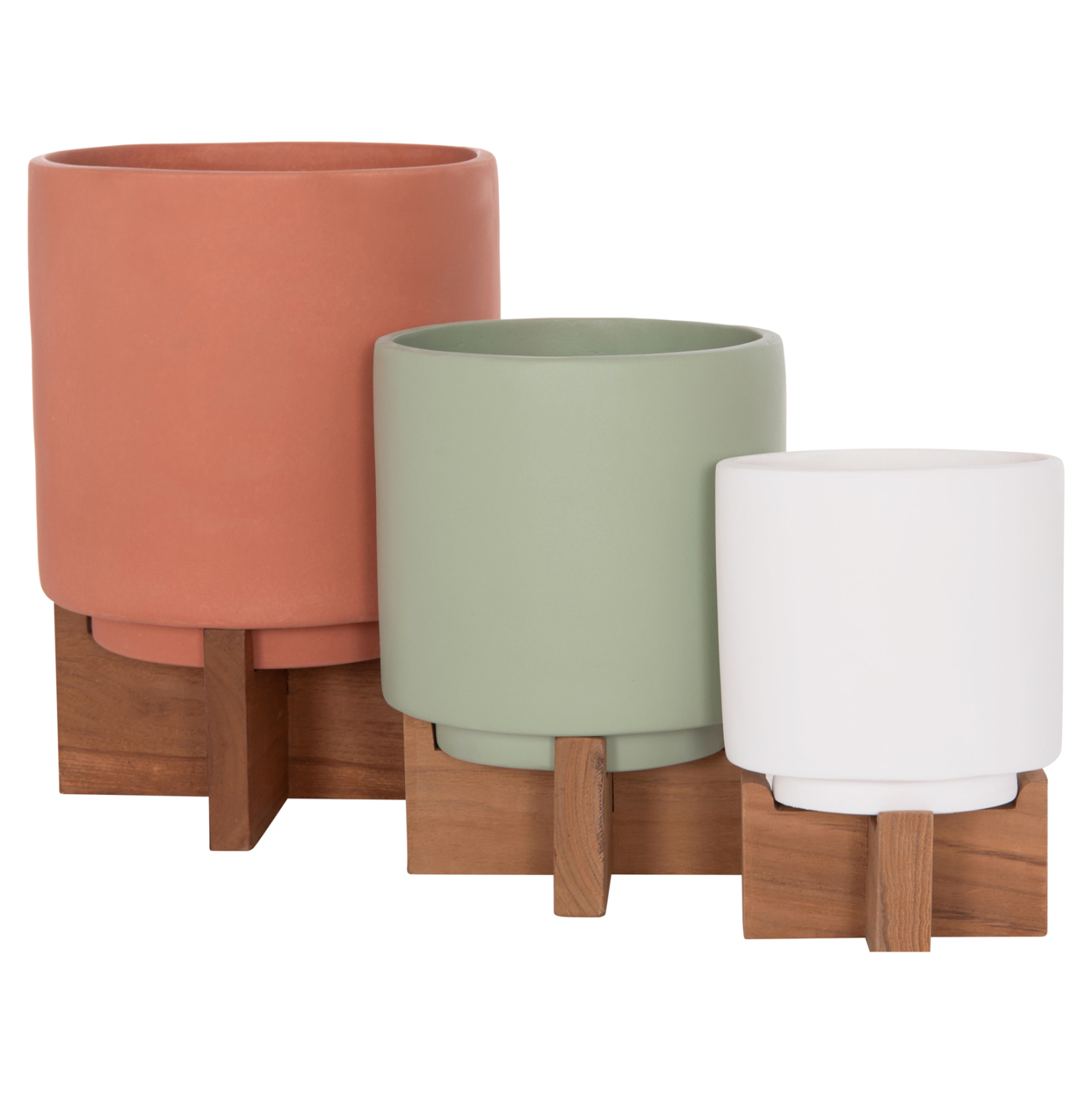 ΣΕΤ 3 ΓΛΑΣΤΡΕΣ ΜΕ TEAK ΒΑΣΕΙΣ TANTI HM4685 FIBER CEMENT ΣΕ 3 ΧΡΩΜΑΤΑ 7
