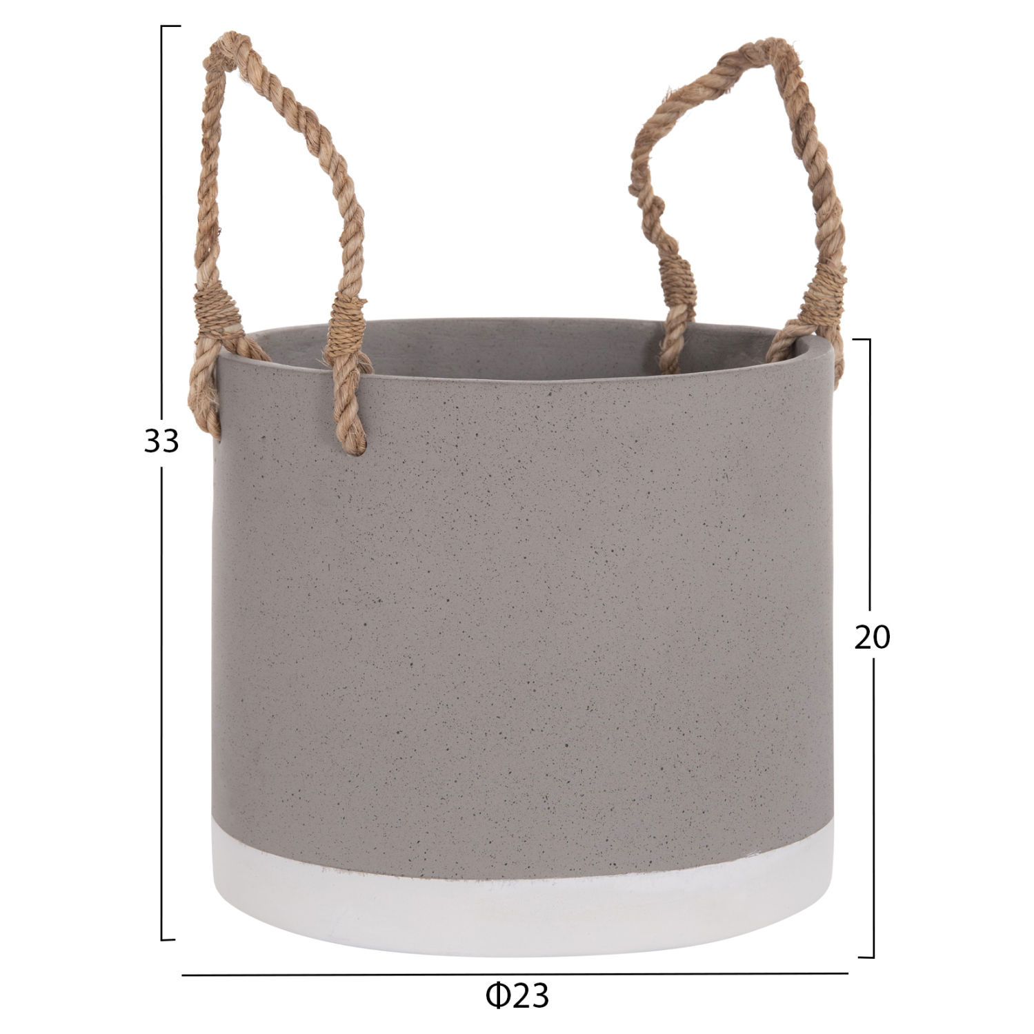 ΓΛΑΣΤΡΑ ΕΣ. ΧΩΡΟΥ ΣΕΙΡΑ TRYLL HM4690S FIBER CEMENT ΓΚΡΙ &amp; ΣΧΟΙΝΙ Φ23x20Υεκ. 2