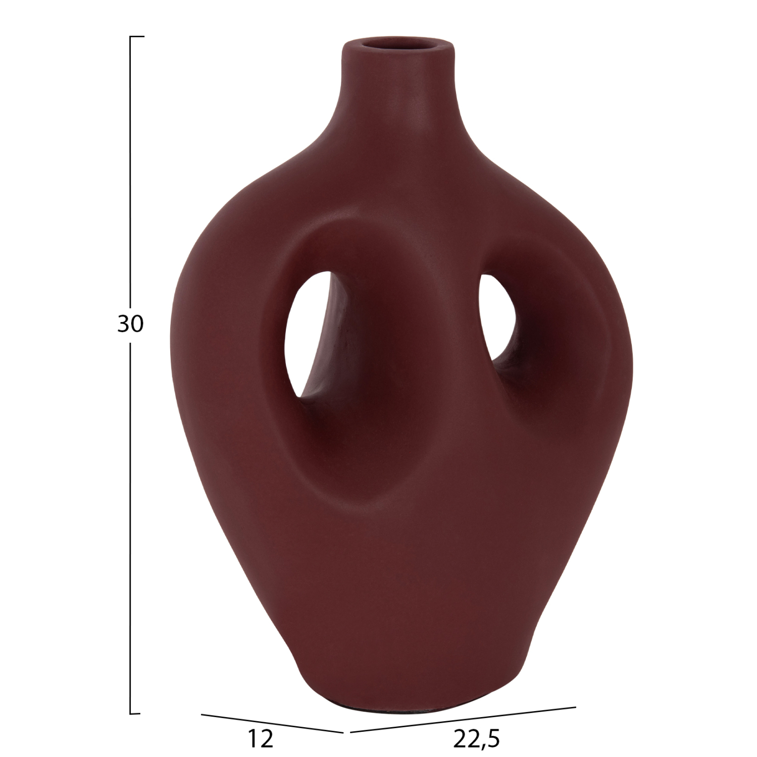 ΕΠΙΤΡΑΠΕΖΙΟ ΔΙΑΚΟΣΜΗΤΙΚΟ ΒΑΖΟ FLIKER HM4666.03L ΤΕΡΑΚΟΤΑ ΣΕ ΒΥΣΣΙΝΙ--22.5x12x30Υεκ. 2