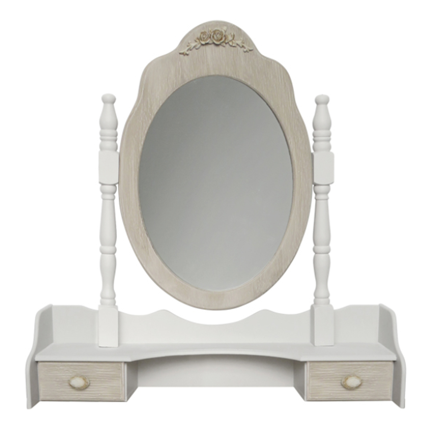 ΚΑΘΡΕΠΤΗΣ MELODY HM7004.02 ΛΕΥΚΟΣ ΓΚΡΙ ΠΑΤΙΝΑ 70Χ17Χ69.50 εκ. 1