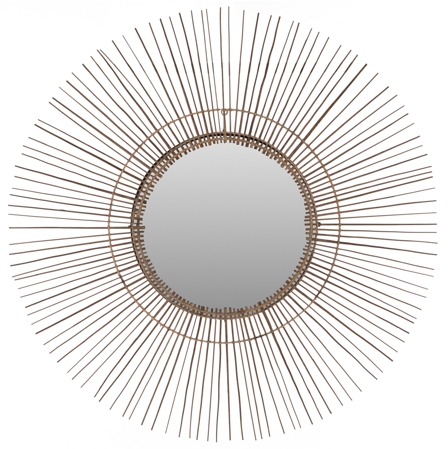 ΚΑΘΡΕΠΤΗΣ ΤΟΙΧΟΥ ΣΤΡΟΓΓΥΛΟΣ ΜΕ STICKS ΚΟΚΟΦΟΙΝΙΚΑ ΣΕ ΦΥΣΙΚΟ 120x4x120Yεκ.HM7732 1