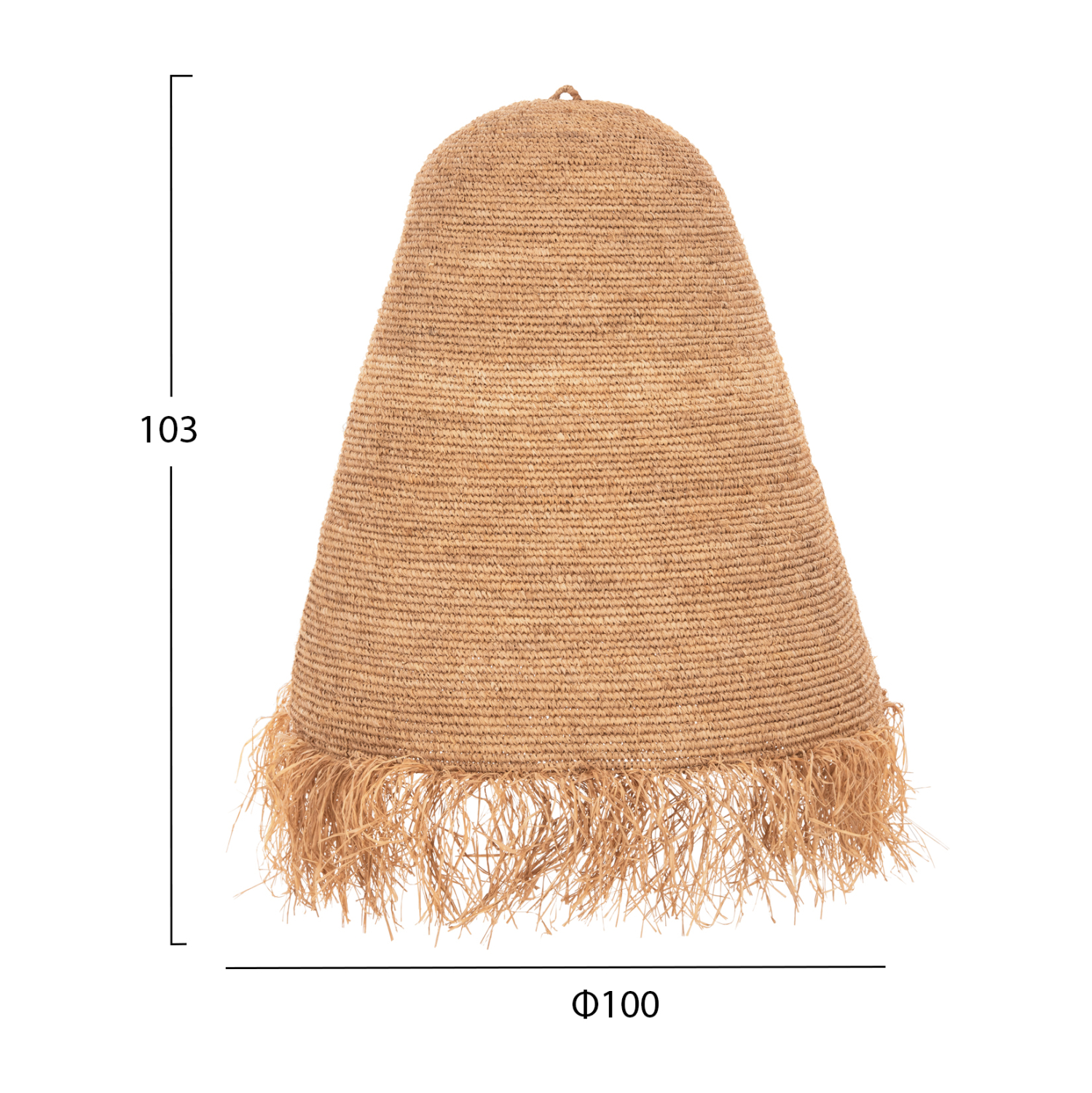 ΦΩΤΙΣΤΙΚΟ ΟΡΟΦΗΣ ΚΡΕΜΑΣΤΟ HM4030 RATTAN ΣΕ ΦΥΣΙΚΟ Φ100x100-103Υεκ. 2