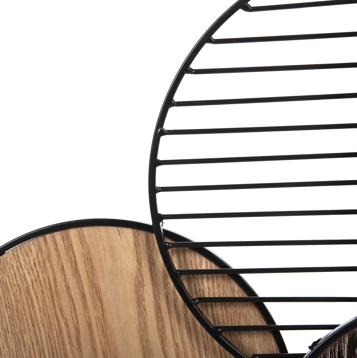 ΚΑΘΡΕΠΤΗΣ ΤΟΙΧΟΥ ΣΤΡΟΓΓΥΛΟΣ DAVION HM4217 MDF-BLACK METAL 123x5x63Υεκ. 5