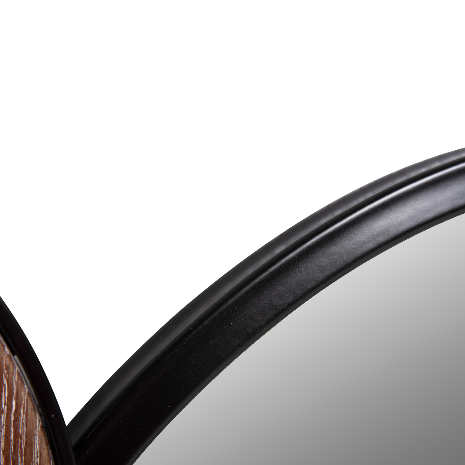 ΚΑΘΡΕΠΤΗΣ ΤΟΙΧΟΥ ΣΤΡΟΓΓΥΛΟΣ DAVION HM4217 MDF-BLACK METAL 123x5x63Υεκ. 6