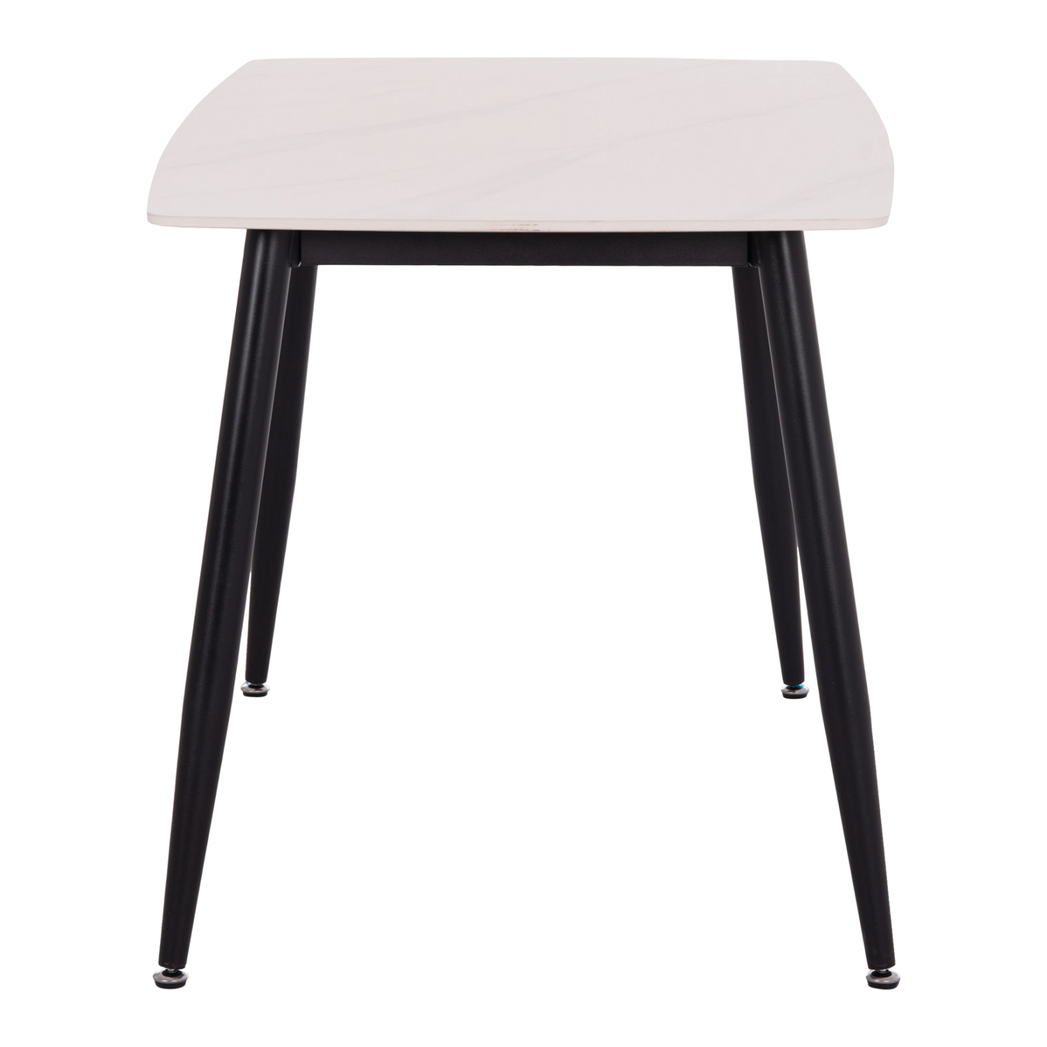 ΤΡΑΠΕΖΙ RAVEN HM9854.01 ΚΕΡΑΜΙΚΟ TOP ΜΑΤ ΛΕΥΚΟ ΜΑΡΜΑΡΟ-ΜΑΥΡΟ ΜΕΤΑΛΛΟ 120x70x73Υεκ. 5