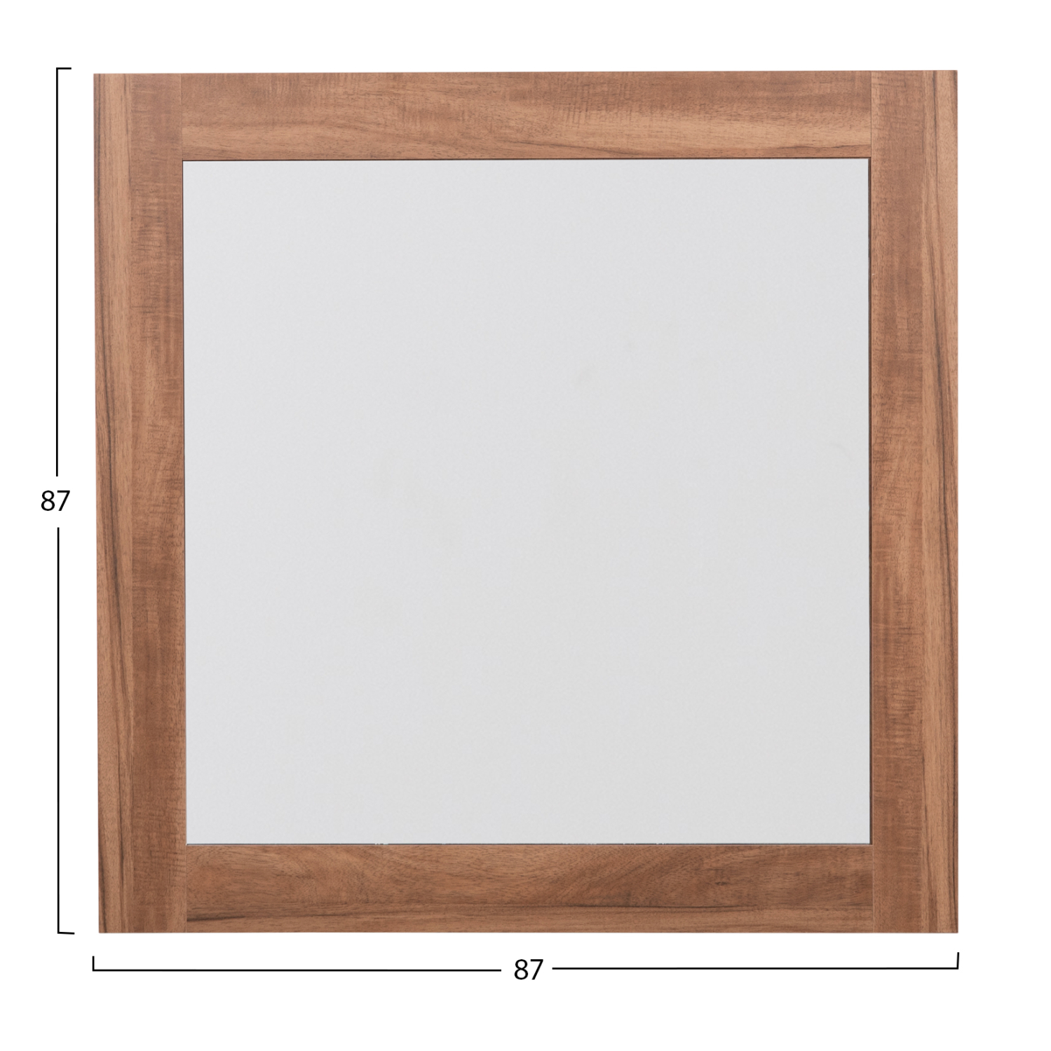 ΚΑΘΡΕΠΤΗΣ TOIXOY ΤΕΤΡΑΓΩΝΟΣ ΣΕΙΡΑ HARRY HM4485.01 ΜΕΛΑΜΙΝΗ ΦΥΣΙΚΟ ΞΥΛΟΥ 87x2(πάχος)x87εκ. 2