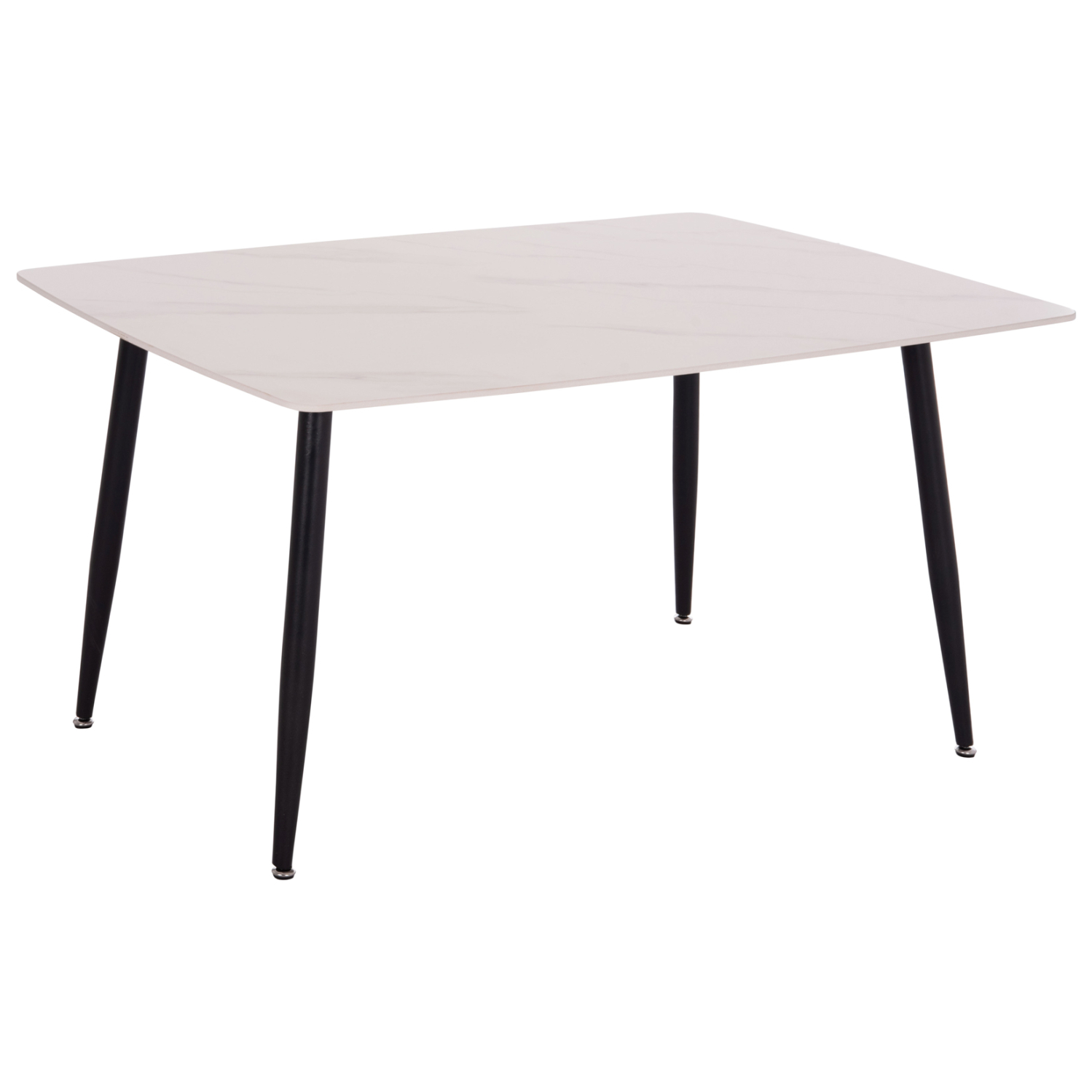 ΤΡΑΠΕΖΙ RAVEN HM18149.01 ΚΕΡΑΜΙΚΟ TOP ΜΕ ΟΨΗ ΛΕΥΚΟ ΜΑΡΜΑΡΟ 140x80x74Υεκ. 1