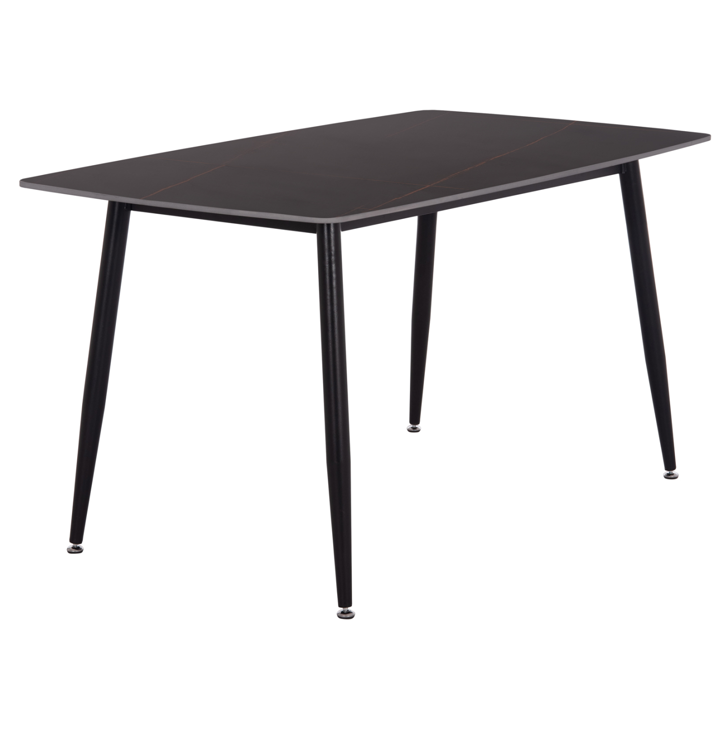 ΤΡΑΠΕΖΙ RAVEN HM18149.02 ΚΕΡΑΜΙΚΟ TOP ΜΕ ΟΨΗ ΜΑΥΡΟ ΜΑΡΜΑΡΟ 140x80x74Υεκ. 4