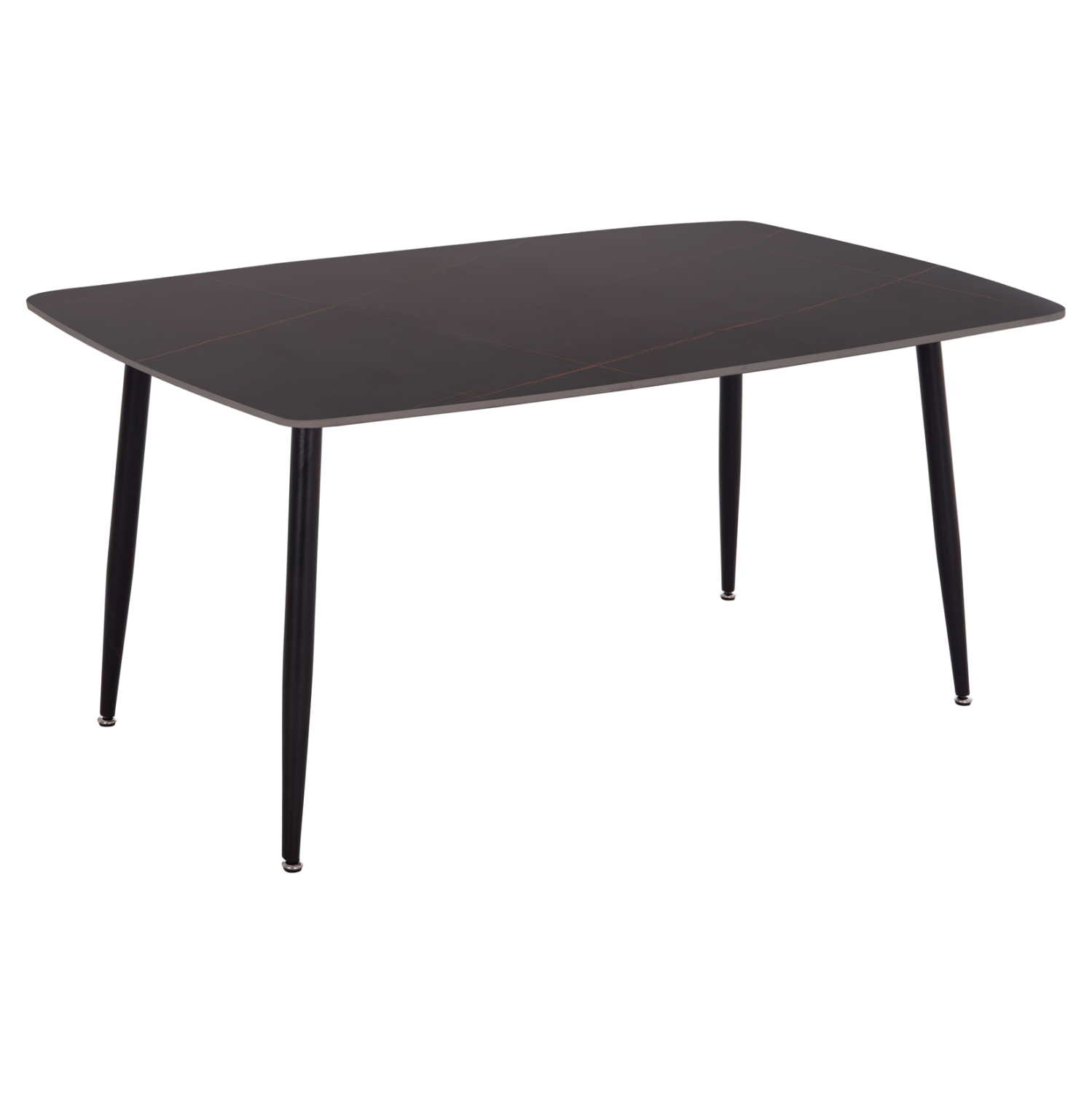 ΤΡΑΠΕΖΙ RAVEN HM18150.02 ΚΕΡΑΜΙΚΟ TOP ΜΕ ΟΨΗ ΜΑΥΡΟ ΜΑΡΜΑΡΟ 160x80x74Υεκ. 1