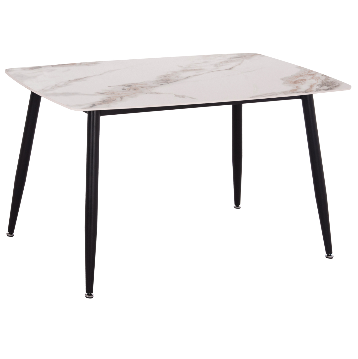 ΤΡΑΠΕΖΙ RAVEN HM9854.04 ΚΕΡΑΜΙΚΟ TOP ΜΕ ΟΨΗ ΜΑΡΜΑΡΟΥ τ.CALACATTA 120x70x73Υεκ. 1
