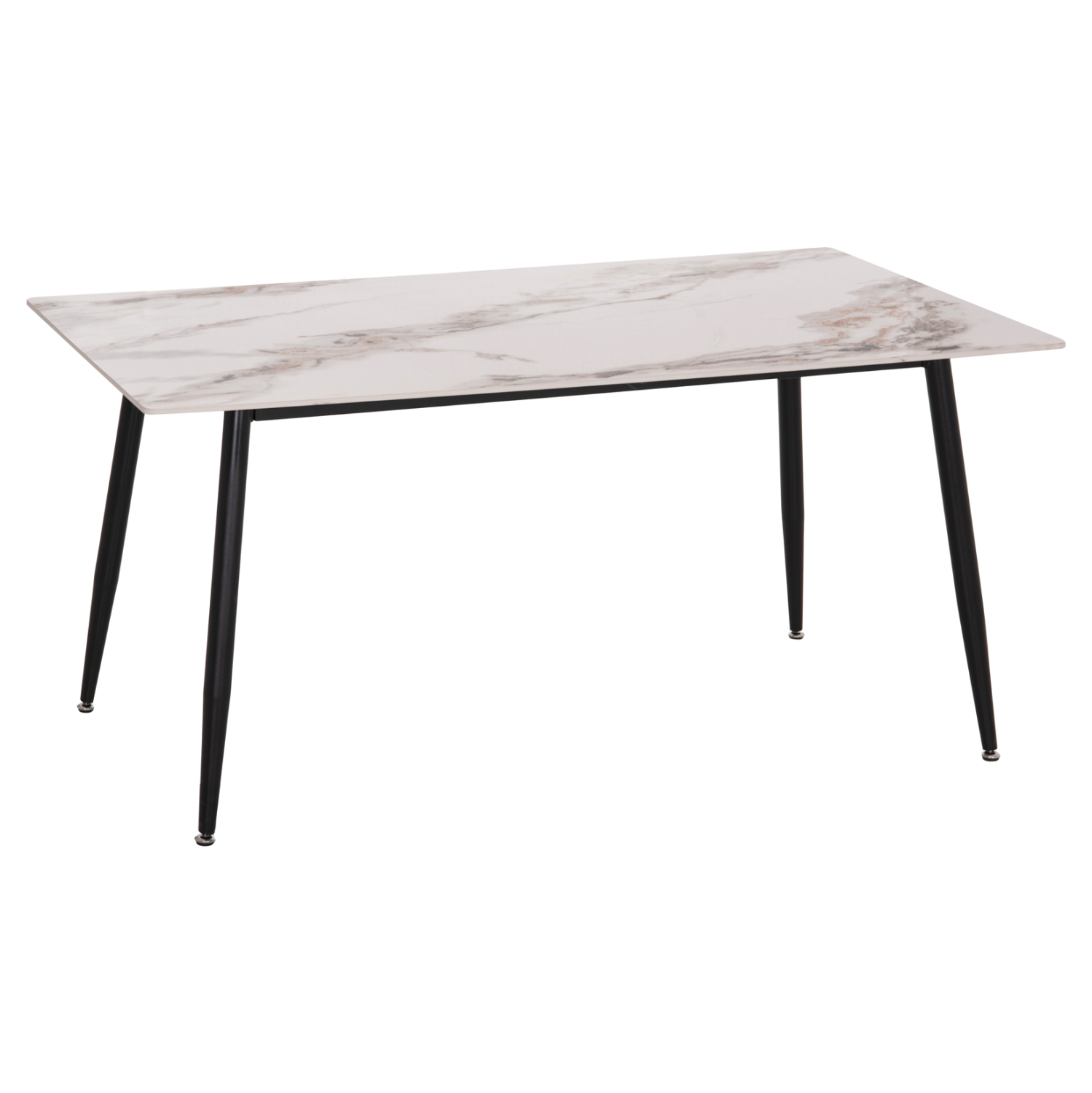 ΤΡΑΠΕΖΙ RAVEN HM18150.04 ΚΕΡΑΜΙΚΟ TOP ΜΕ ΟΨΗ ΛΕΥΚΟ/ΚΑΦΕ ΜΑΡΜΑΡΟ 160x80x74Υεκ. 1