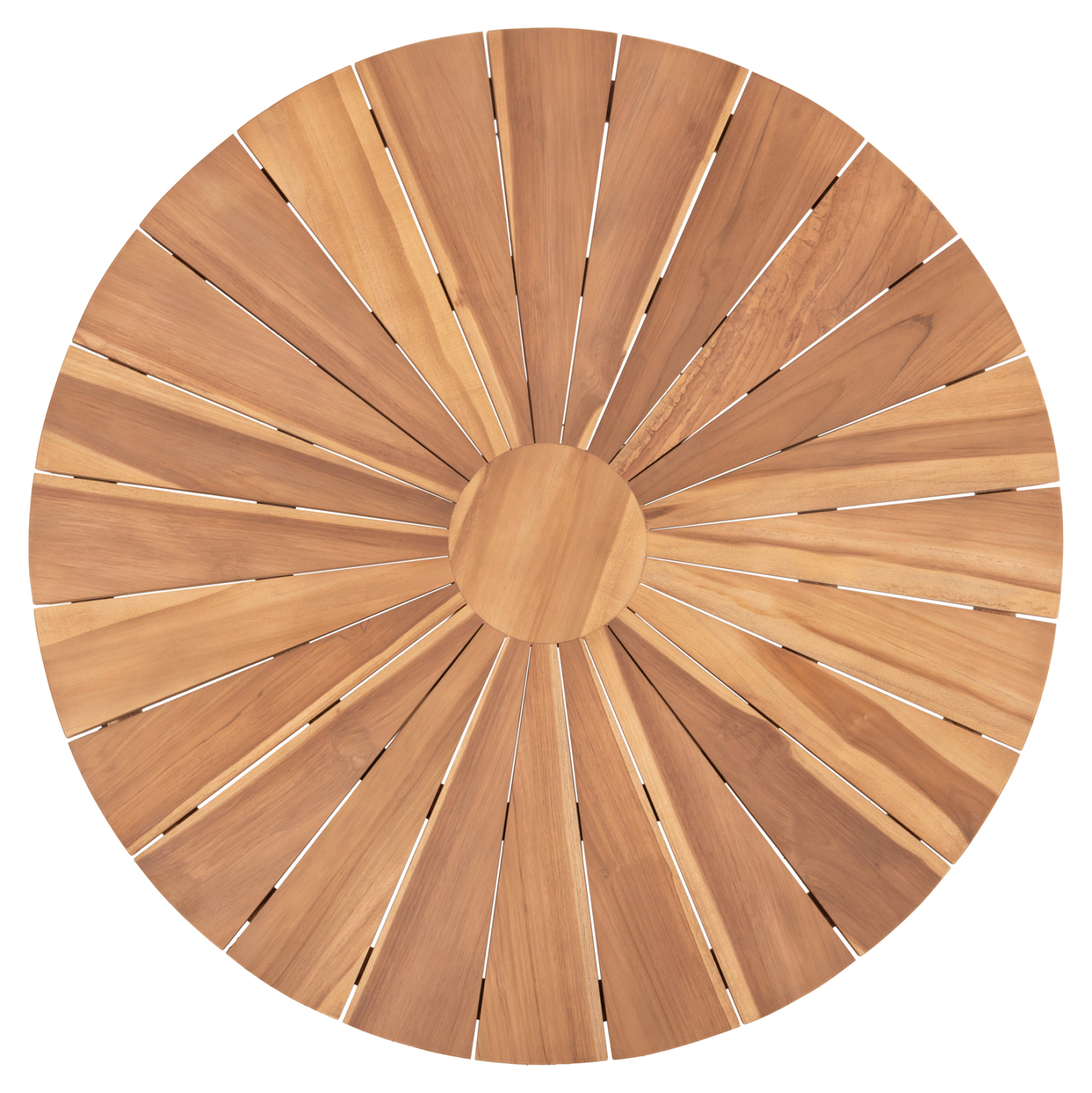 ΤΡΑΠΕΖΙ ΤΡΑΠΕΖΑΡΙΑΣ ΣΤΡΟΓΓΥΛΟ EXCESS HM9868 ΤΕΑΚ ΞΥΛΟ-ΦΥΣΙΚΟ ΜΑΤ Φ130x75Υεκ. 4