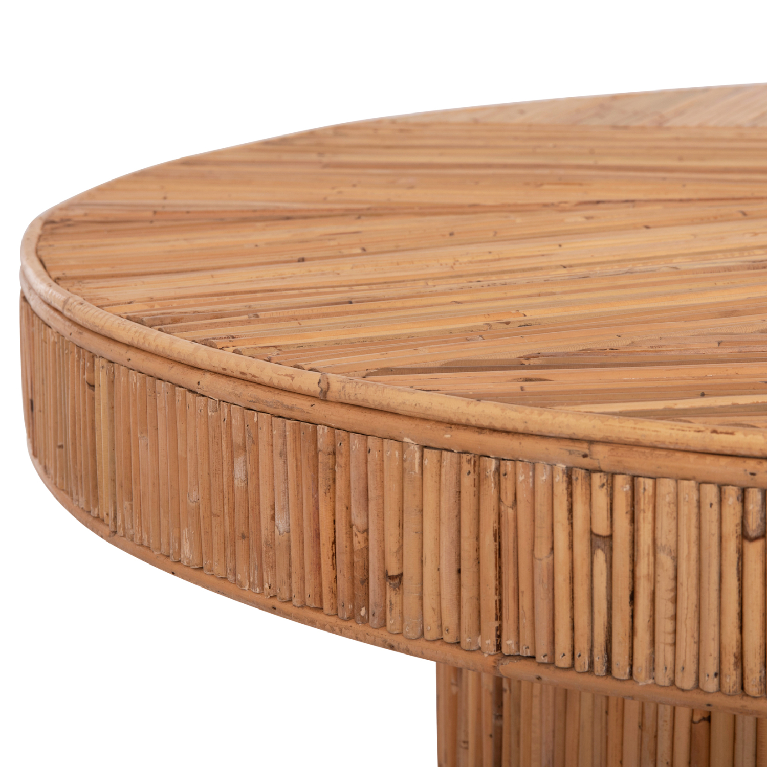 ΤΡΑΠΕΖΙ ΤΡΑΠΕΖΑΡΙΑΣ GATSBY HM9884 ΦΥΣΙΚΟ RATTAN ΣΕ ΦΥΣΙΚΟ ΧΡΩΜΑ Φ120x76Υεκ. 6