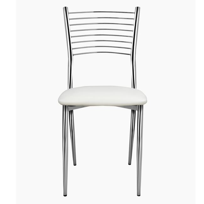 ΚΑΡΕΚΛΑ ELVIRA HM0025.01 ΜΕ ΚΑΘΙΣΜΑ ΑΠΟ ΛΕΥΚΟ PU 40X44X83 εκ 2