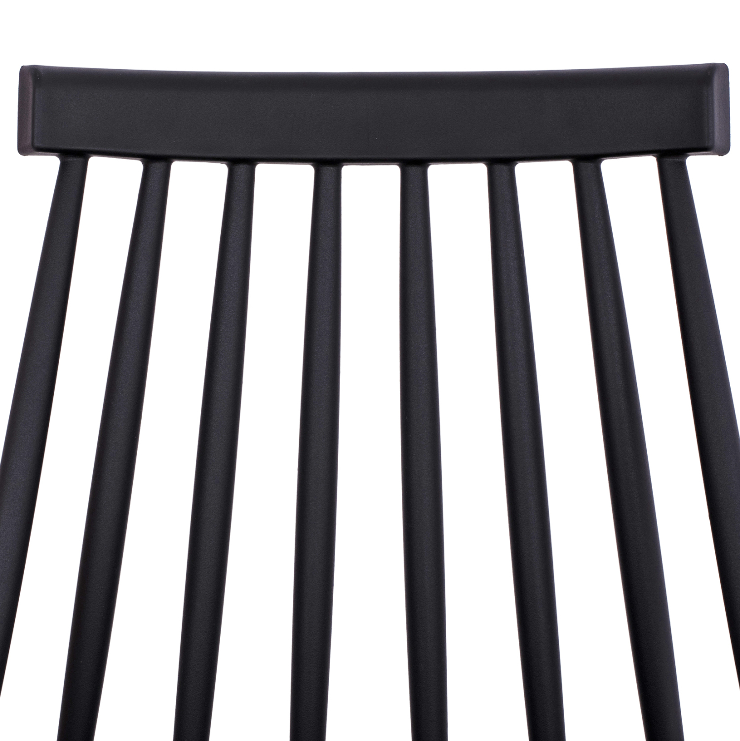 ΚΑΡΕΚΛΑ ΤΡΑΠΕΖΑΡΙΑΣ HM8052.02 VANESSA ΜΑΥΡΗ ΜΕ ΜΕΤΑΛΛΙΚΑ ΠΟΔΙΑ 43x46,5x82 εκ. 9