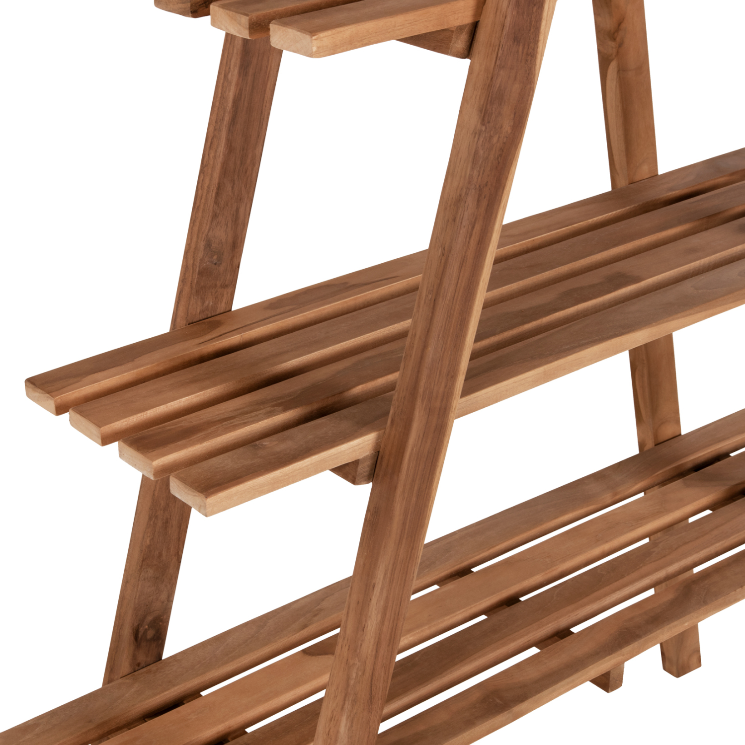 ΒΙΒΛΙΟΘΗΚΗ STAM HM7895 TEAK ΞΥΛΟ ΣΕ ΦΥΣΙΚΟ ΧΡΩΜΑ 120x33x180Y εκ. 4