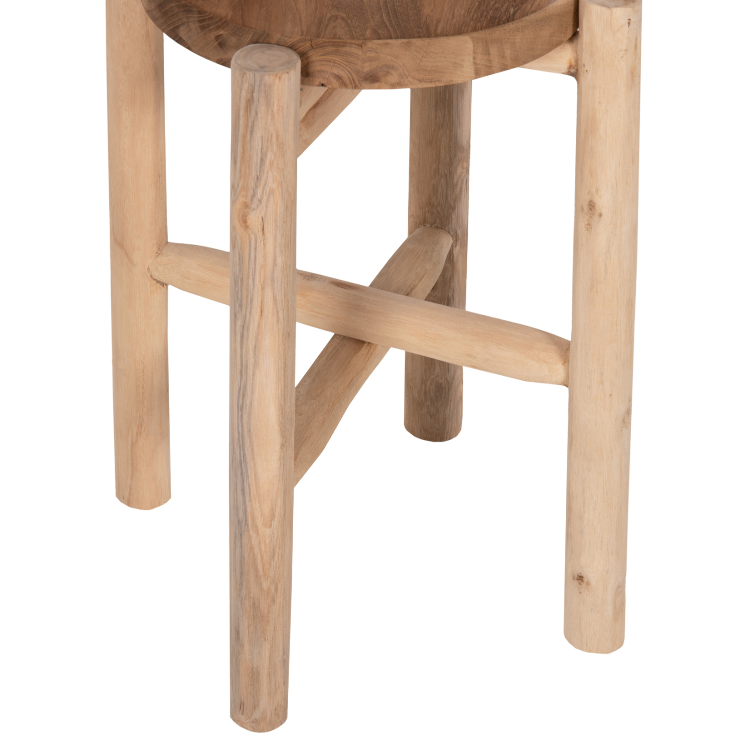 ΤΡΑΠΕΖΑΚΙ ΒΟΗΘΗΤΙΚΟ HOVER HM7900 ΞΥΛΟ ΤΕΑΚ ΣΕ ΦΥΣΙΚΟ ΧΡΩΜΑ Φ30x50Υεκ. 5