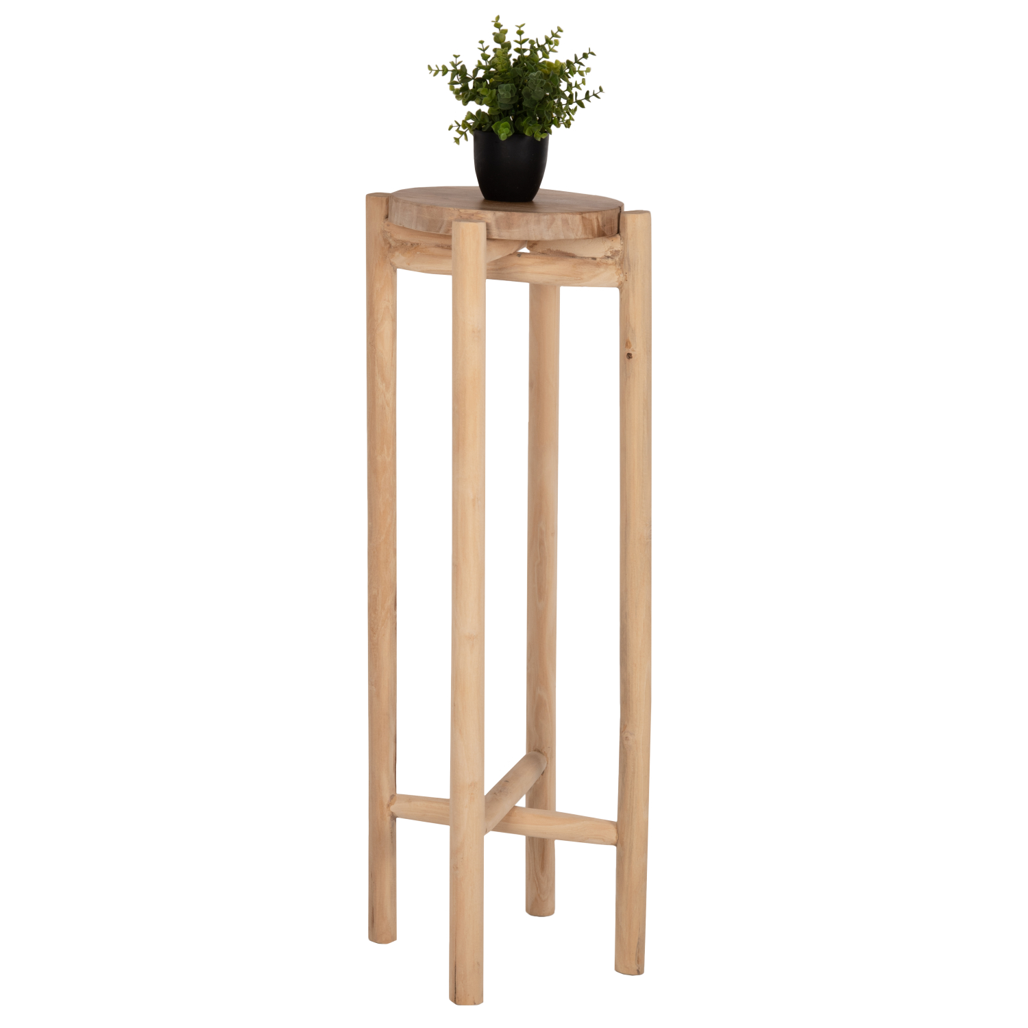 ΑΝΘΟΣΤΗΛΗ HOVER HM7936 ΞΥΛΟ ΤΕΑΚ ΣΕ ΦΥΣΙΚΟ ΧΡΩΜΑ Φ30x100Yεκ. 1