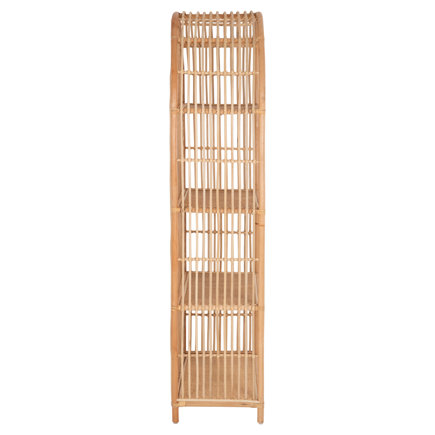 ΒΙΒΛΙΟΘΗΚΗ SIMOK HM9552 ΑΠΟ ΦΥΣΙΚΟ RATTAN ΣΕ ΦΥΣΙΚΟ ΧΡΩΜΑ 80x40x182Υεκ. 4