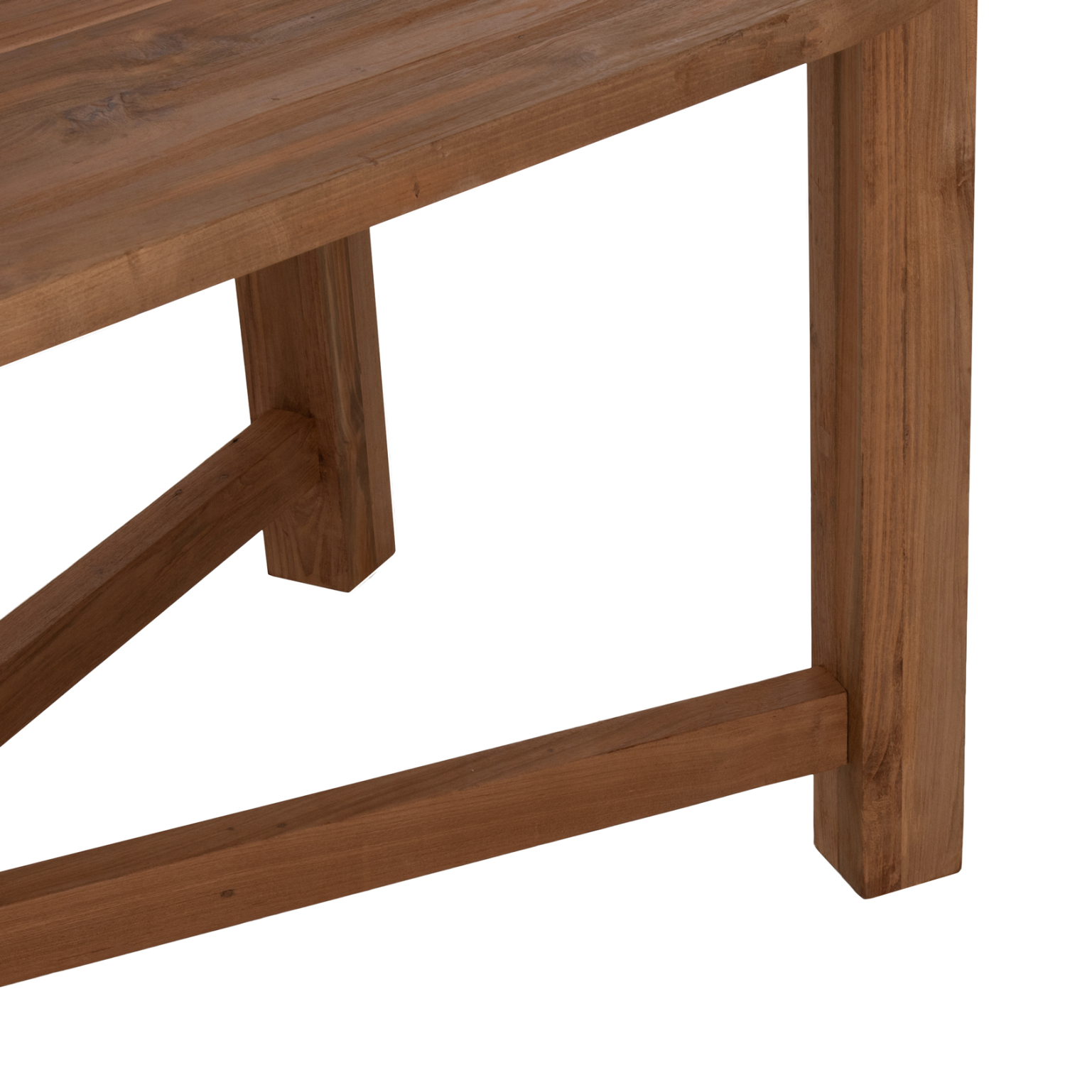 ΤΡΑΠΕΖΙ ΤΡΑΠΕΖΑΡΙΑΣ KUTAI HM9639 ΜΑΣΙΦ ΑΝΑΚΥΚΛΩΜΕΝΟ ΞΥΛΟ ΤΕΑΚ ΦΥΣΙΚΟ 220x100x75Υ εκ. 6