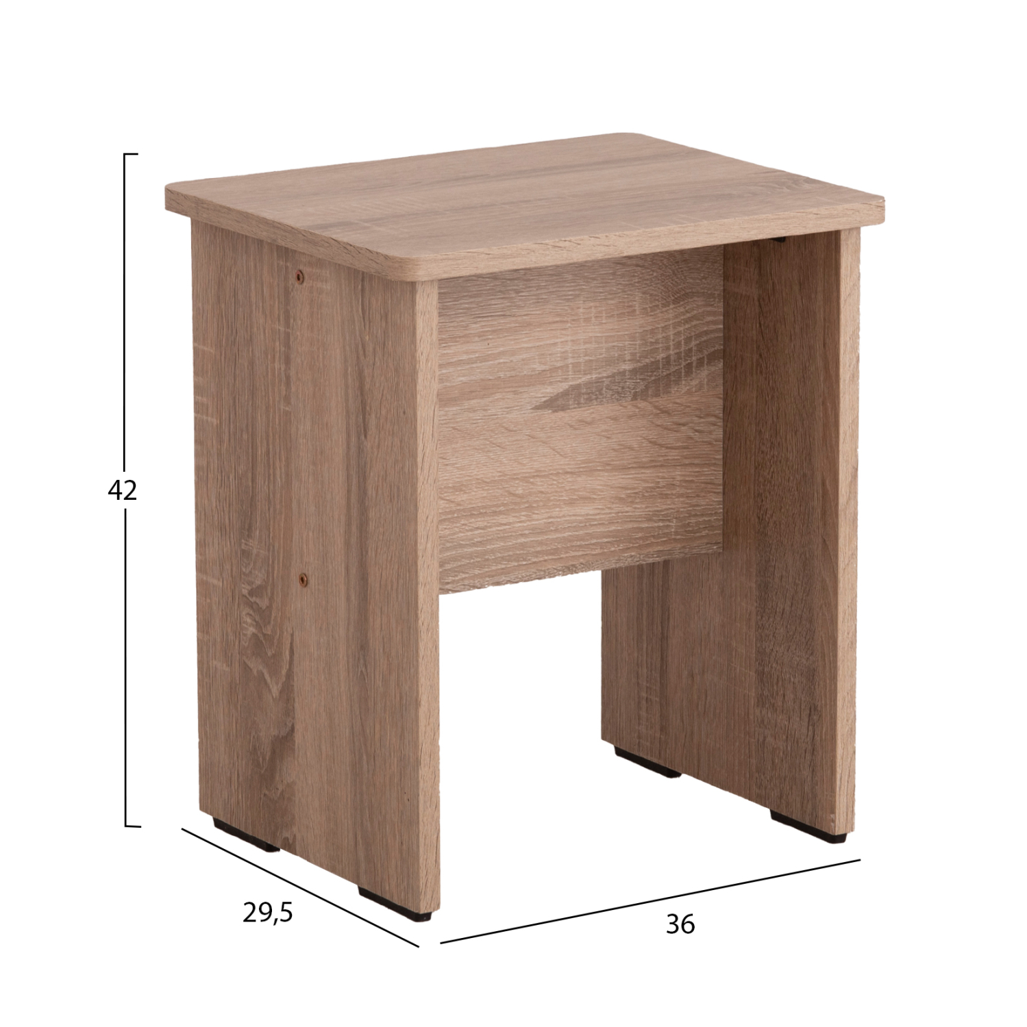 ΤΟΥΑΛΕΤΑ ΜΕ ΚΑΘΡΕΠΤΗ &amp; ΣΚΑΜΠΟ CRYSTEL HM9938.11 ΜΕΛΑΜΙΝΗ SONAMA OAK 74x39x155Υεκ. 3