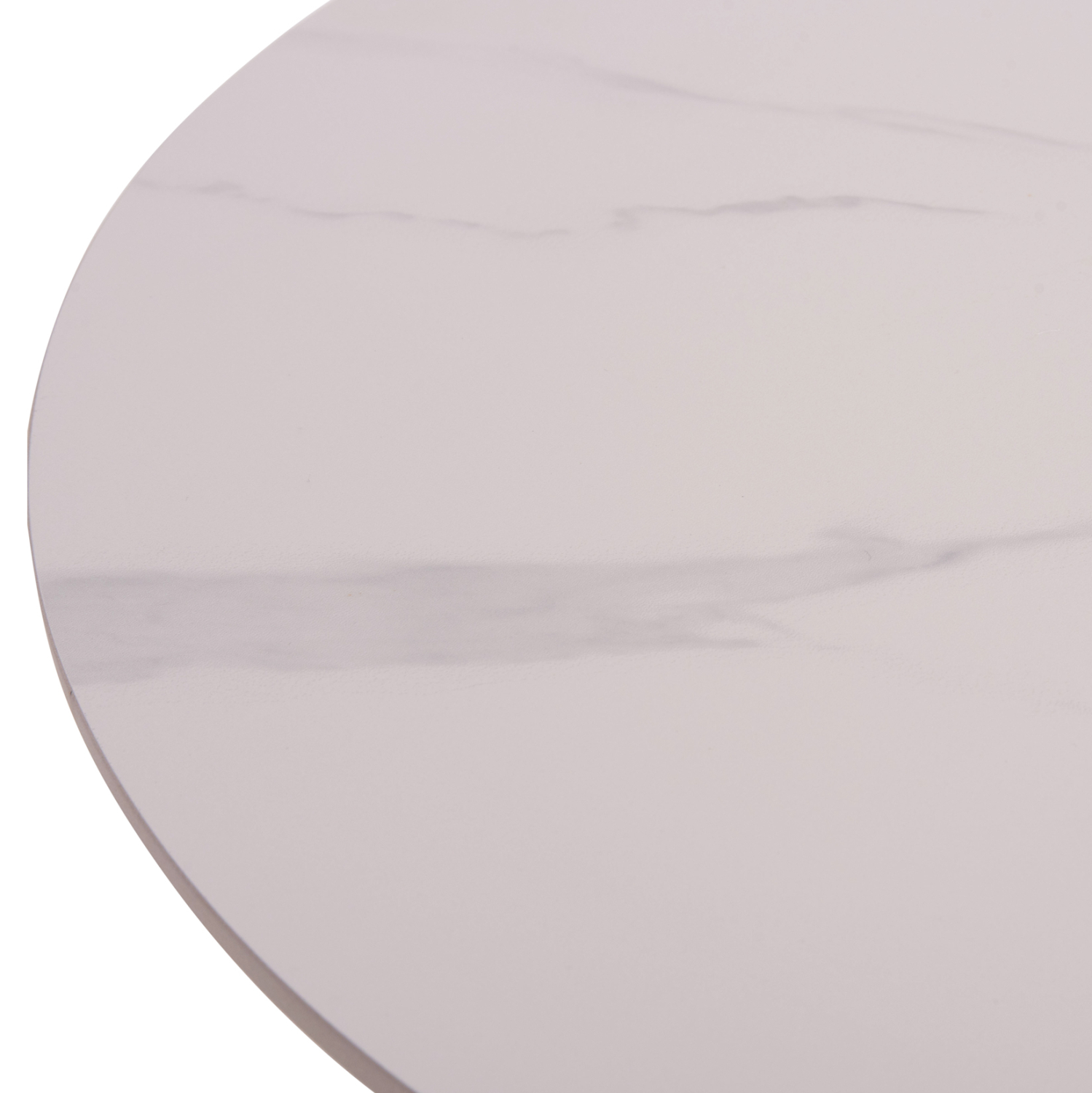 ΤΡΑΠΕΖΙA ΣΑΛΟΝΙΟΥ ΣΕΤ 2ΤΜΧ TALOS ΚΕΡΑΜΙΚΟ TOP ΜΕ ΟΨΗ ΛΕΥΚΟΥ ΜΑΡΜΑΡΟΥ HM18140.01 Φ70+Φ50 10