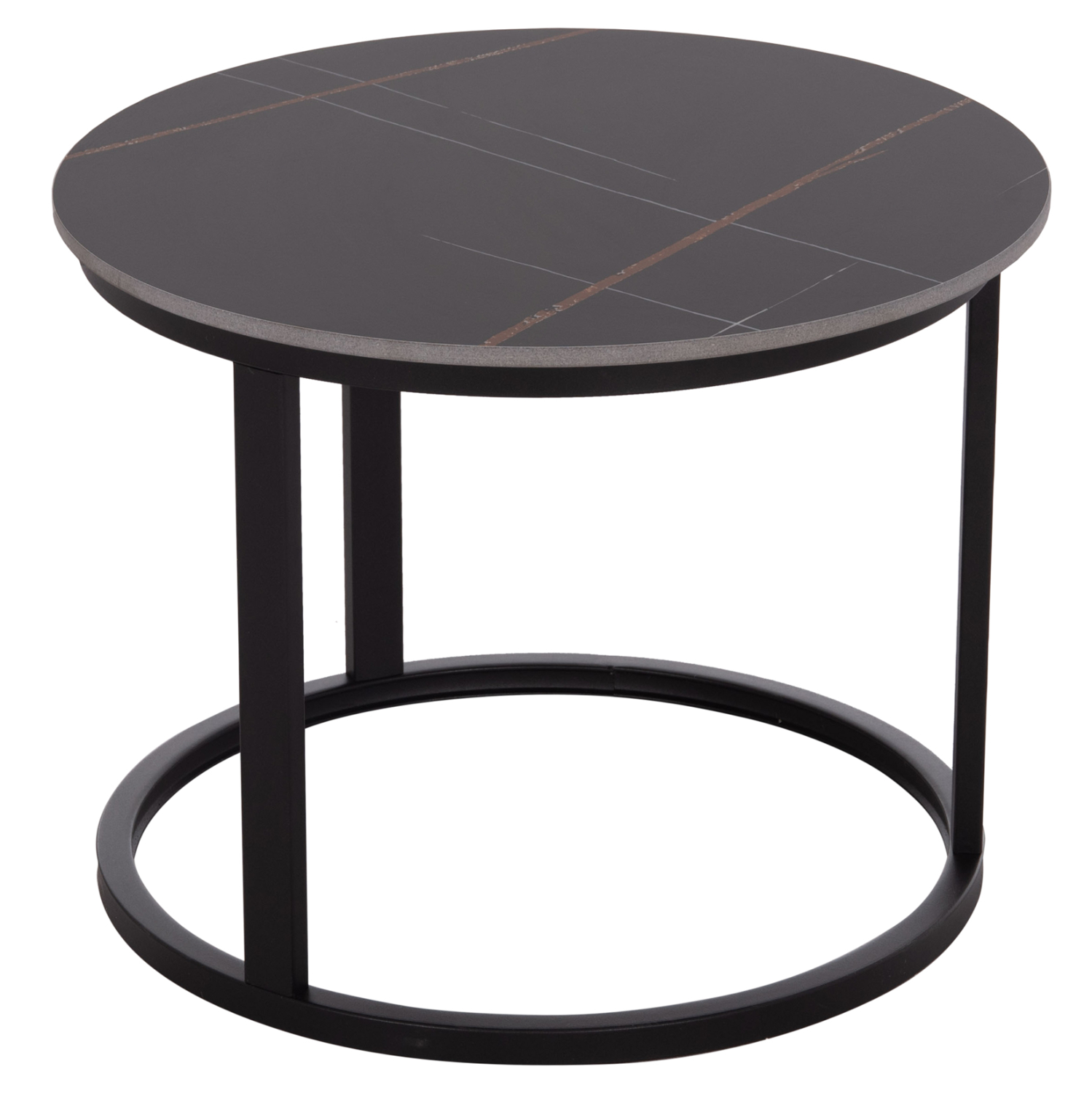 ΤΡΑΠΕΖΙ ΣΑΛΟΝΙΟΥ 2ΤΜΧ TALOS ΚΕΡΑΜΙΚΟ TOP ΜΕ ΟΨΗ ΜΑΥΡΟΥ ΜΑΡΜΑΡΟΥ HM18140.02 Φ70+Φ50 8