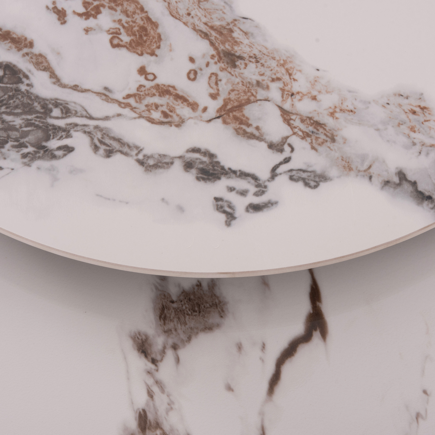 ΤΡΑΠΕΖΙ ΣΑΛΟΝΙΟΥ 2ΤΜΧ TALOS ΛΕΥΚΟ ΜΕ ΚΑΦΕ ΝΕΡΑ ΚΕΡΑΜΙΚΟ TOP HM18140.03 Φ70+Φ50 8