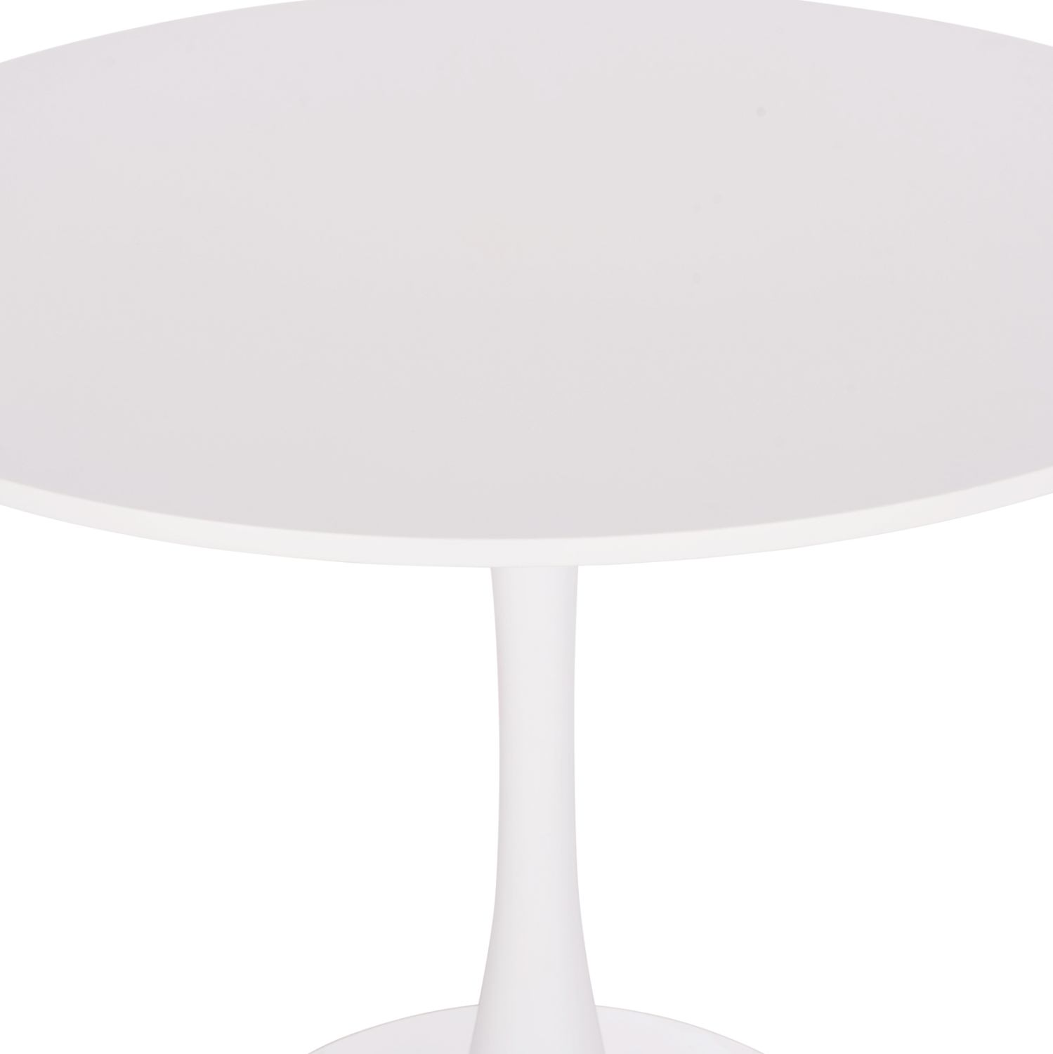 ΤΡΑΠΕΖΙ ΣΤΡΟΓΓΥΛΟ BROLIN HM18141.01 MDF TOP-ΒΑΣΗ ΜΕΤΑΛΛΙΚΗ--ΛΕΥΚΟ Φ90x73Υεκ 3