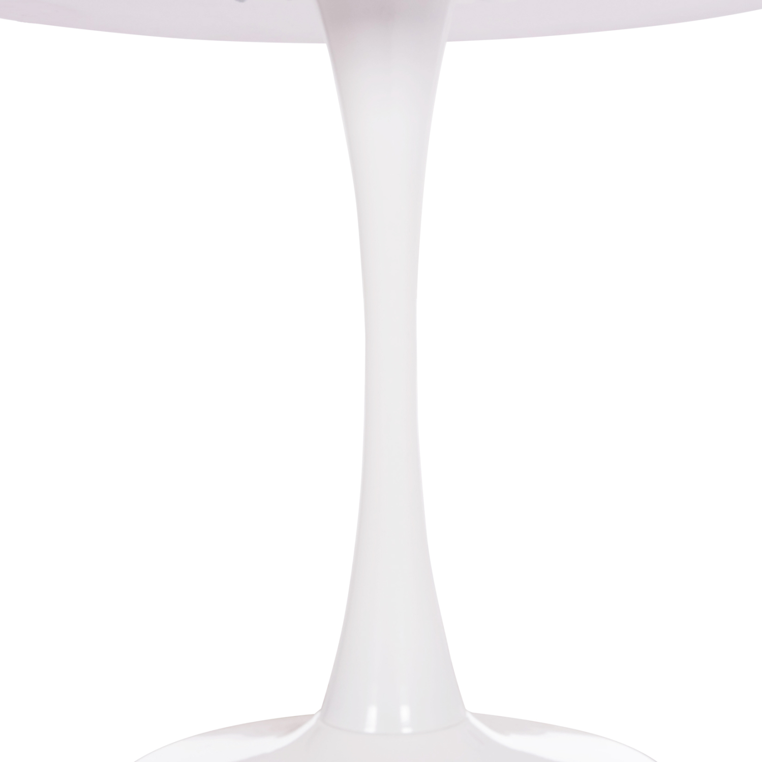 ΤΡΑΠΕΖΙ ΣΤΡΟΓΓΥΛΟ BROLIN HM18141.01 MDF TOP-ΒΑΣΗ ΜΕΤΑΛΛΙΚΗ--ΛΕΥΚΟ Φ90x73Υεκ 4