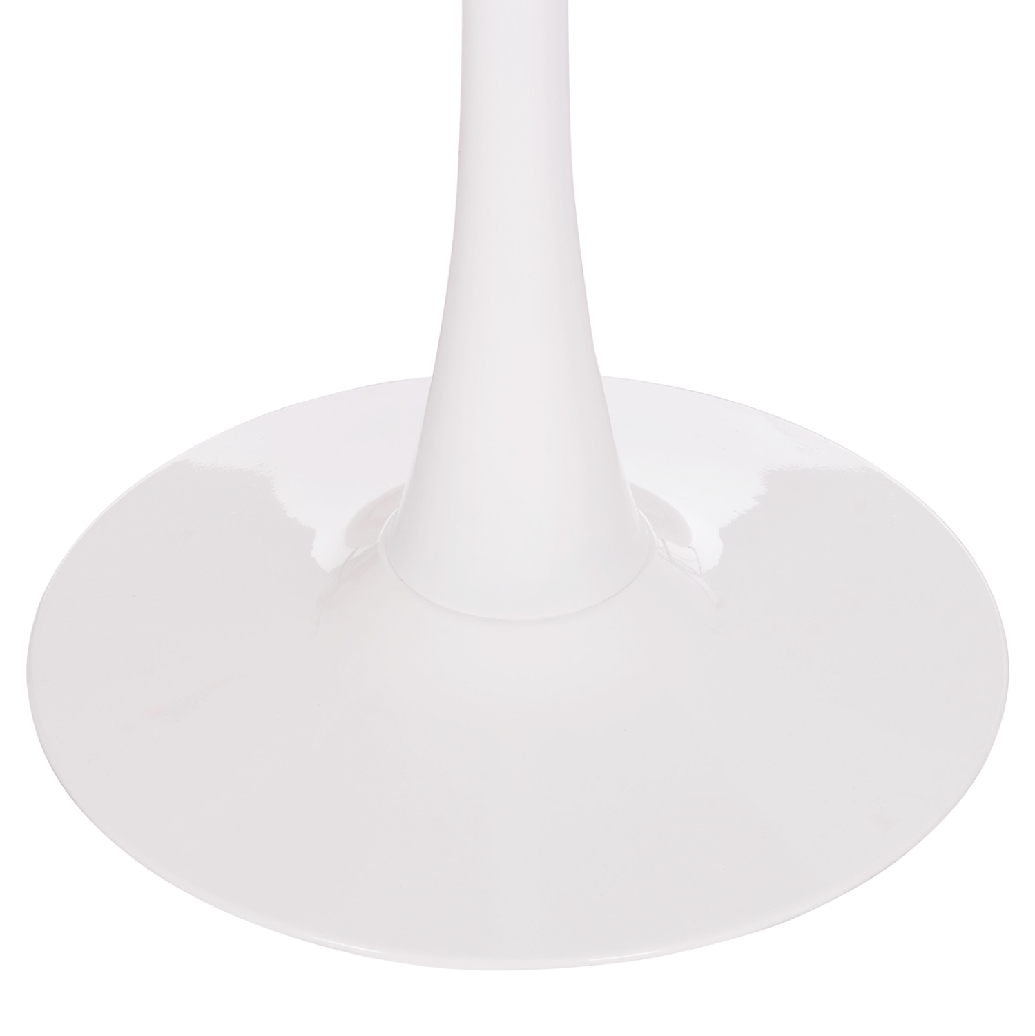 ΤΡΑΠΕΖΙ ΣΤΡΟΓΓΥΛΟ BROLIN HM18141.01 MDF TOP-ΒΑΣΗ ΜΕΤΑΛΛΙΚΗ--ΛΕΥΚΟ Φ90x73Υεκ 5