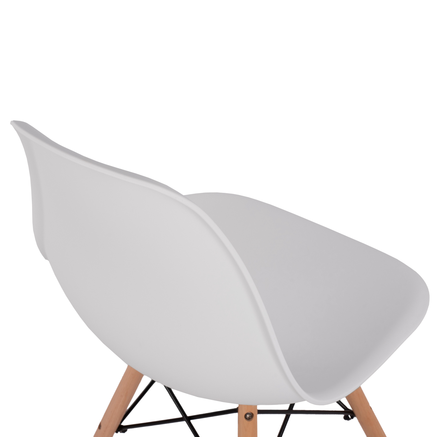 ΚΑΡΕΚΛΑ ΤΡΑΠΕΖΑΡΙΑΣ 2ΤΜΧ TWIST HM8460.21 ΛΕΥΚΟ PP--ΞΥΛΟ ΟΞΙΑΣ 46x50x82Υεκ. 8