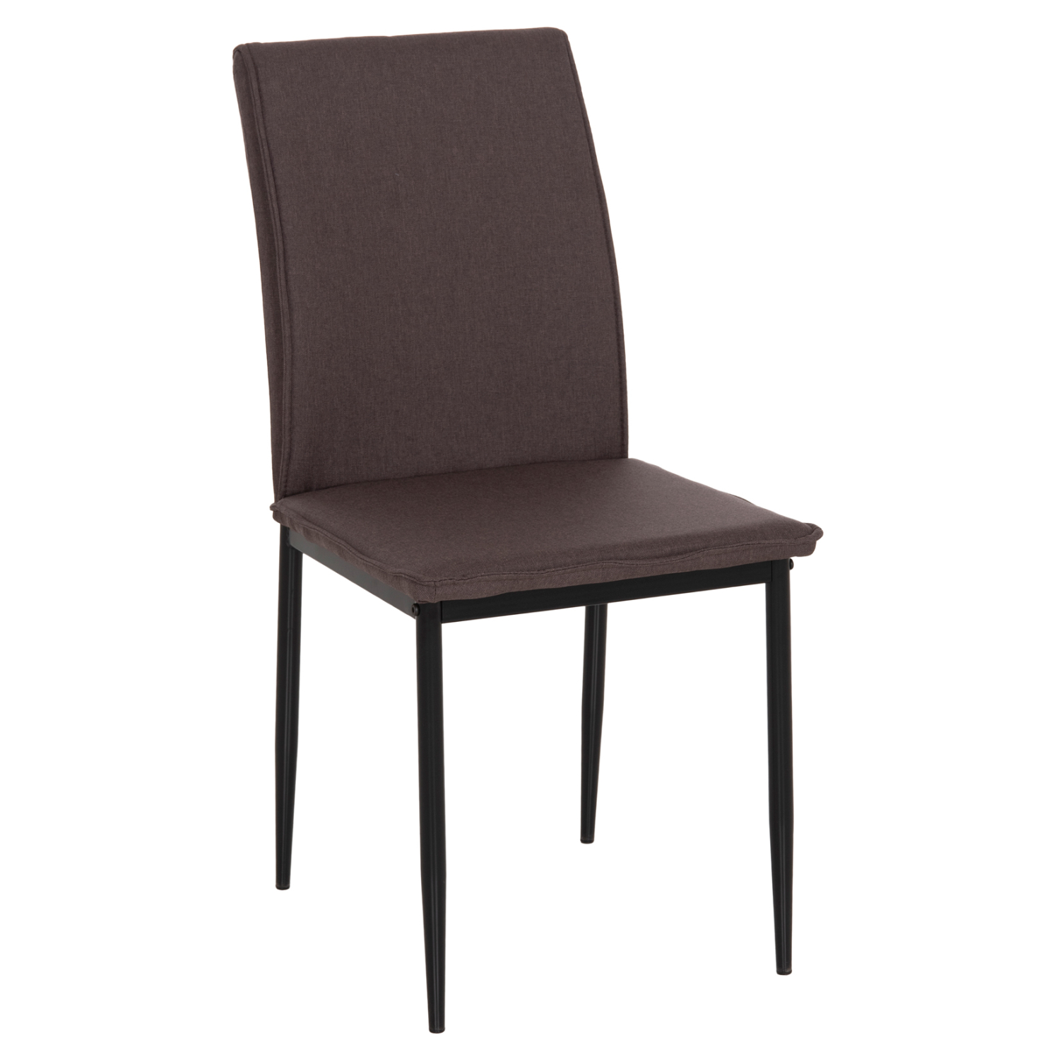 ΚΑΡΕΚΛΑ ΤΡΑΠΕΖΑΡΙΑΣ PERKY HM18347.03 ΚΑΦΕ ΥΦΑΣΜΑ-ΜΕΤΑΛ. ΠΟΔΙΑ ΜΑΥΡΑ 44x60x87Υεκ 1