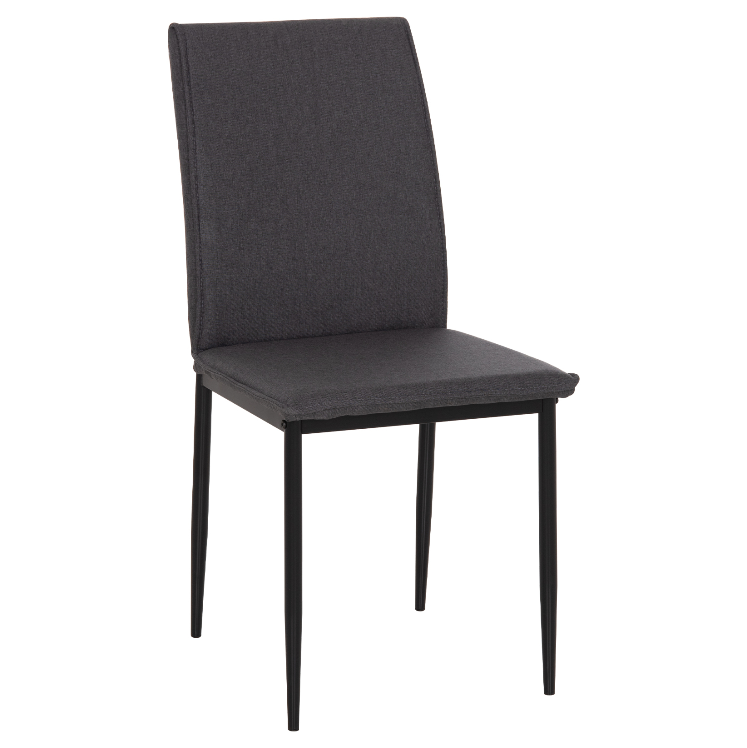 ΚΑΡΕΚΛΑ ΤΡΑΠΕΖΑΡΙΑΣ PERKY HM18347.01 ΓΚΡΙ ΥΦΑΣΜΑ-ΜΕΤΑΛ. ΠΟΔΙΑ ΜΑΥΡΑ 44x60x87Υεκ 1