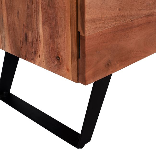 ΜΠΟΥΦΕΣ ALICIA ΑΠΟ ΜΑΣΙΦ ΞΥΛΟ ΑΚΑΚΙΑΣ ΦΥΣΙΚΟ 148Χ43,5Χ86Υεκ.HM8173 7