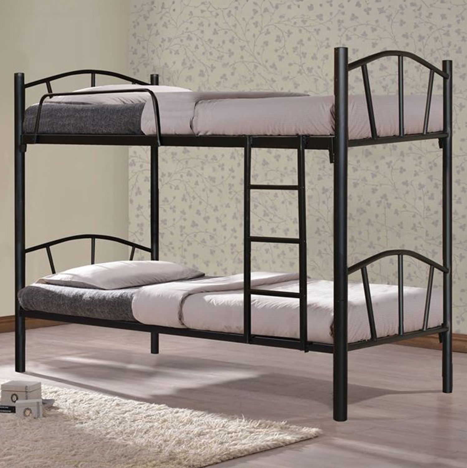 ΚΟΥΚΕΤΑ ΚΡΕΒΑΤΙ ΜΕΤΑΛΛΙΚΗ FLOOR HM328.01 90x190 εκ. 2